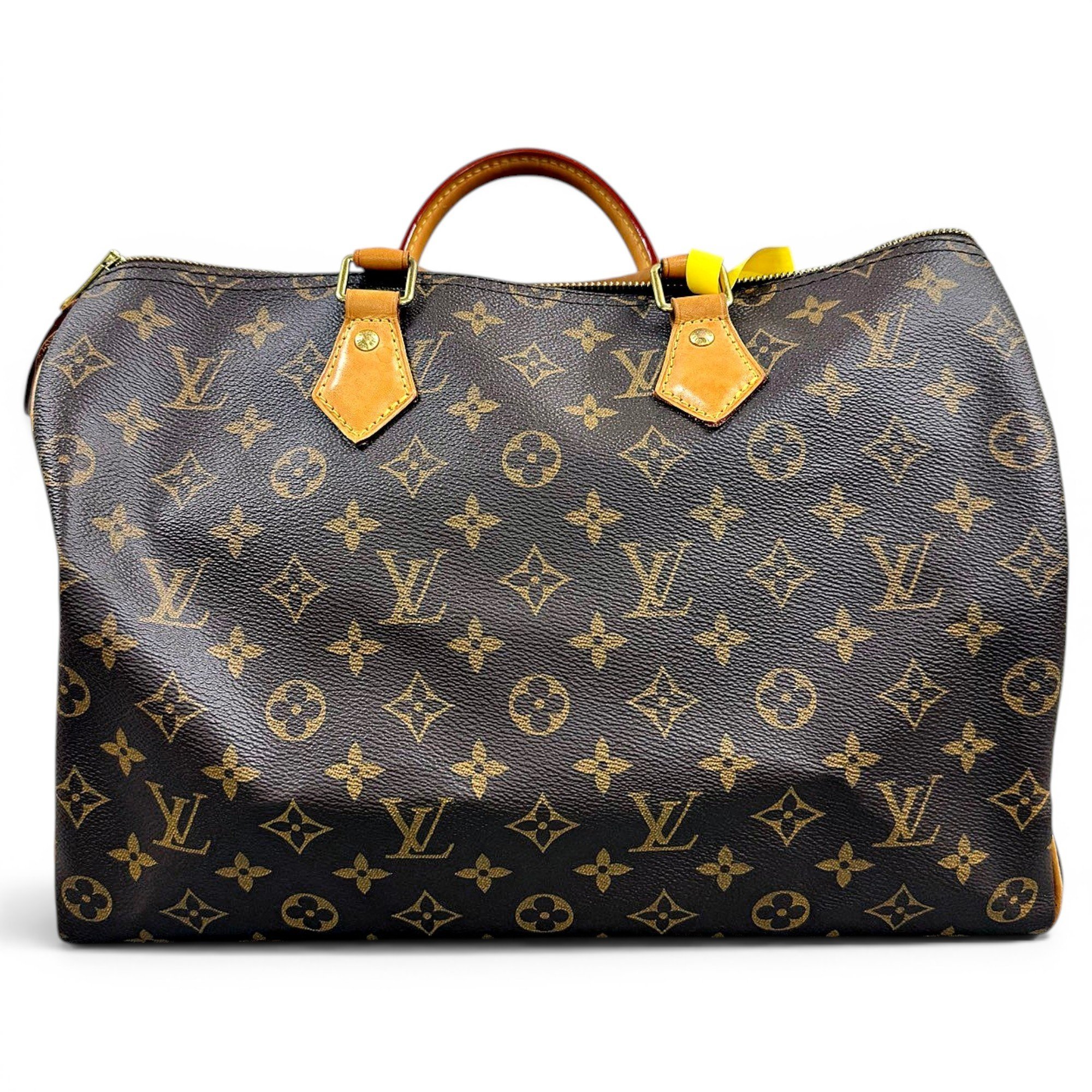 Speedy leather handbag