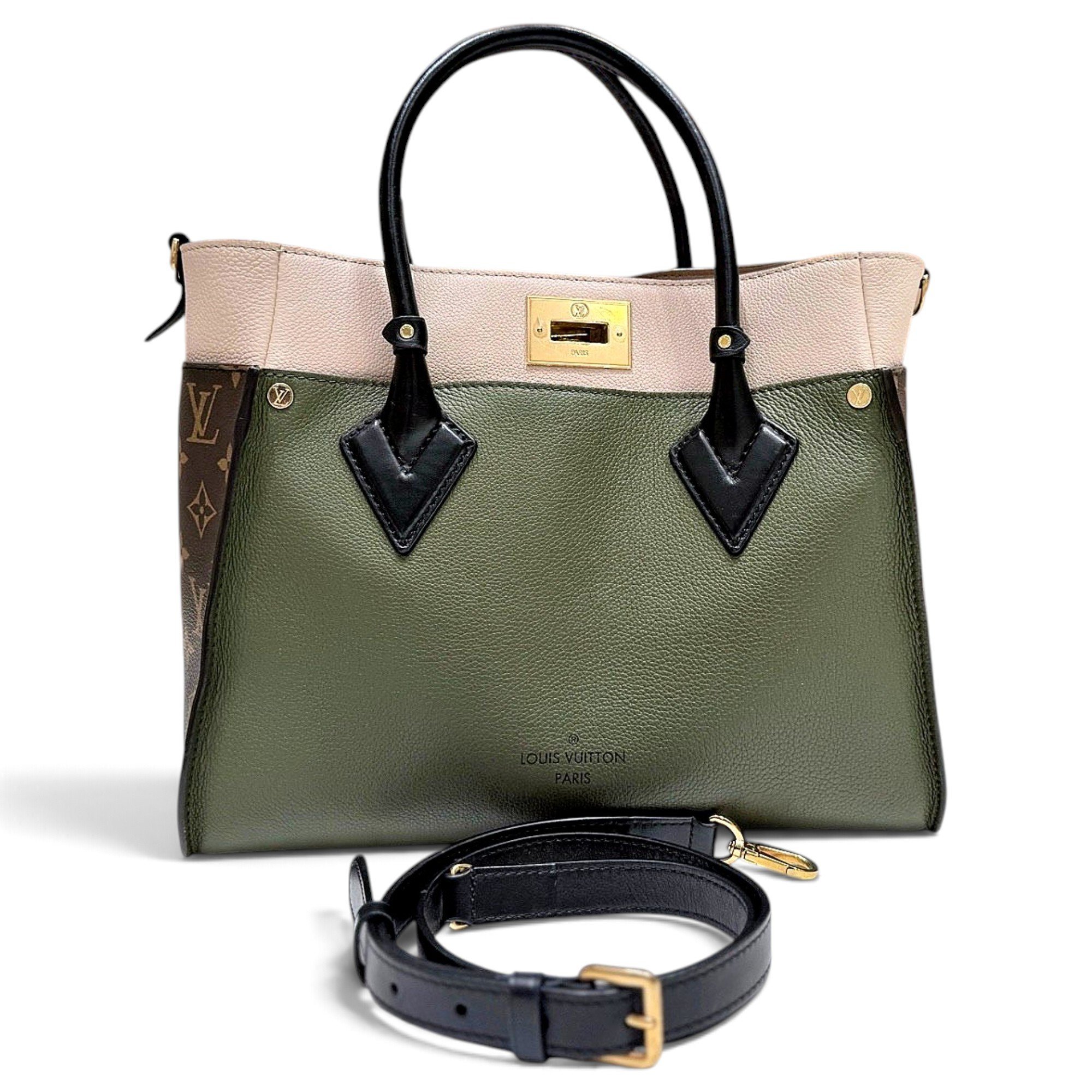 On My Side leather handbag