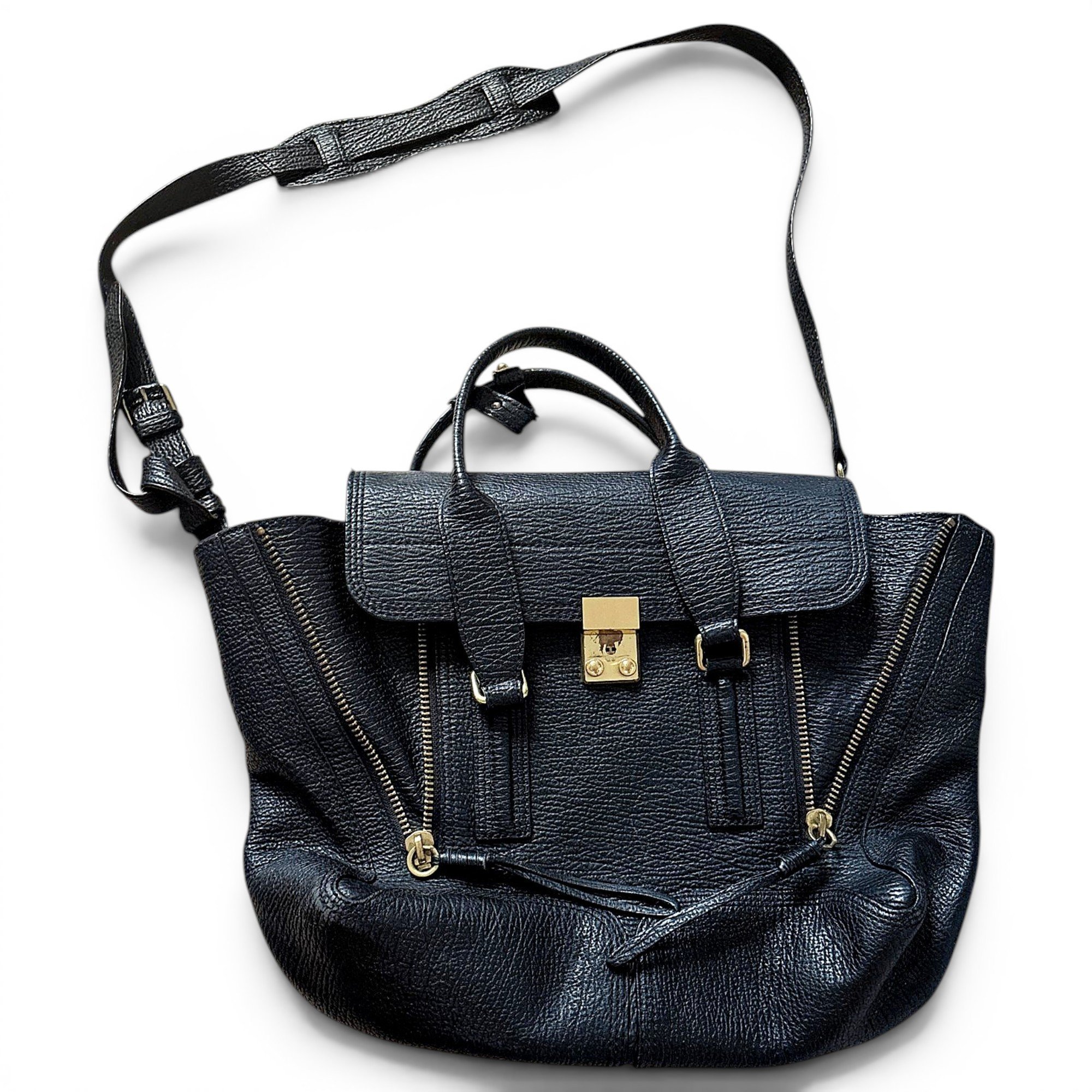 Pashli leather satchel