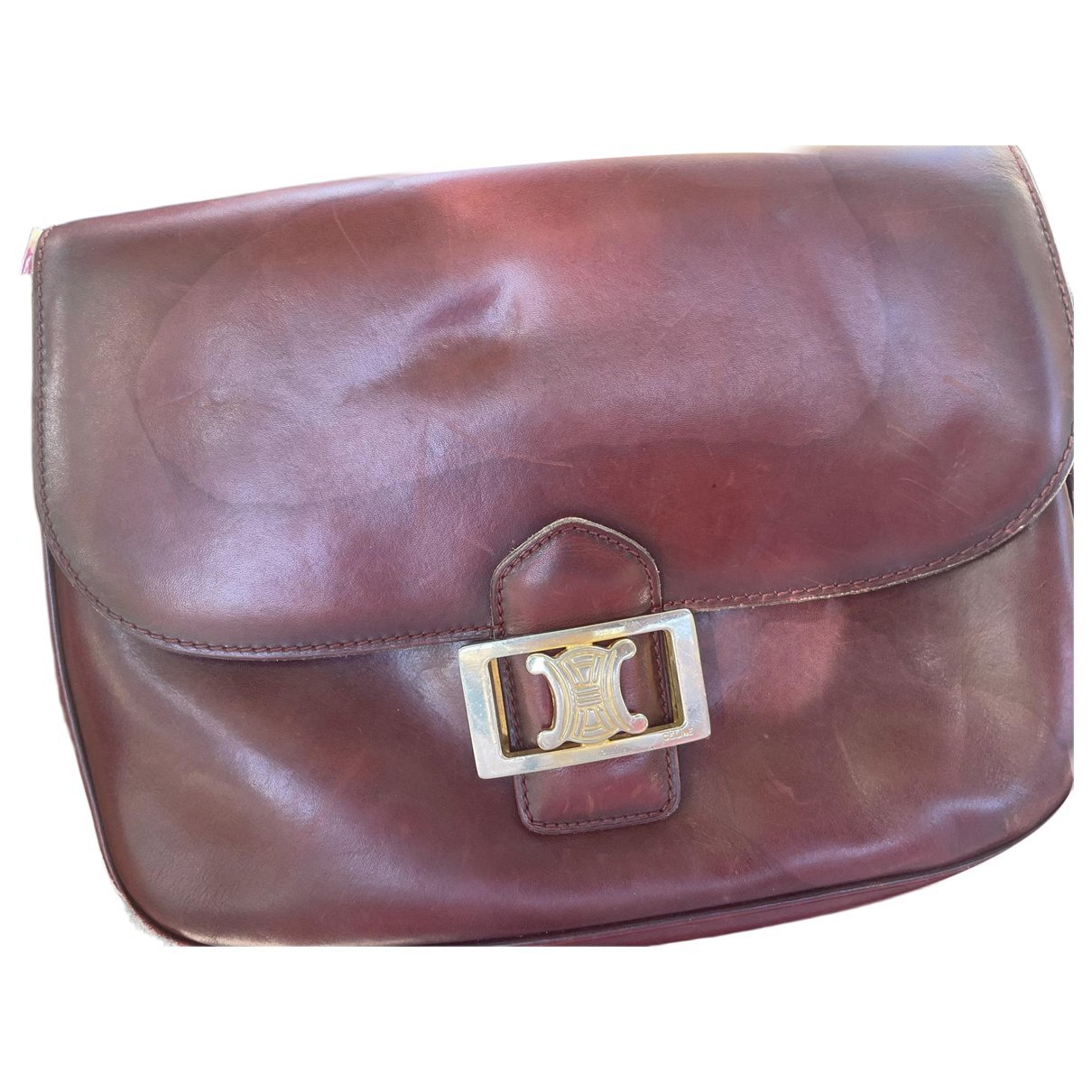 Triomphe leather handbag