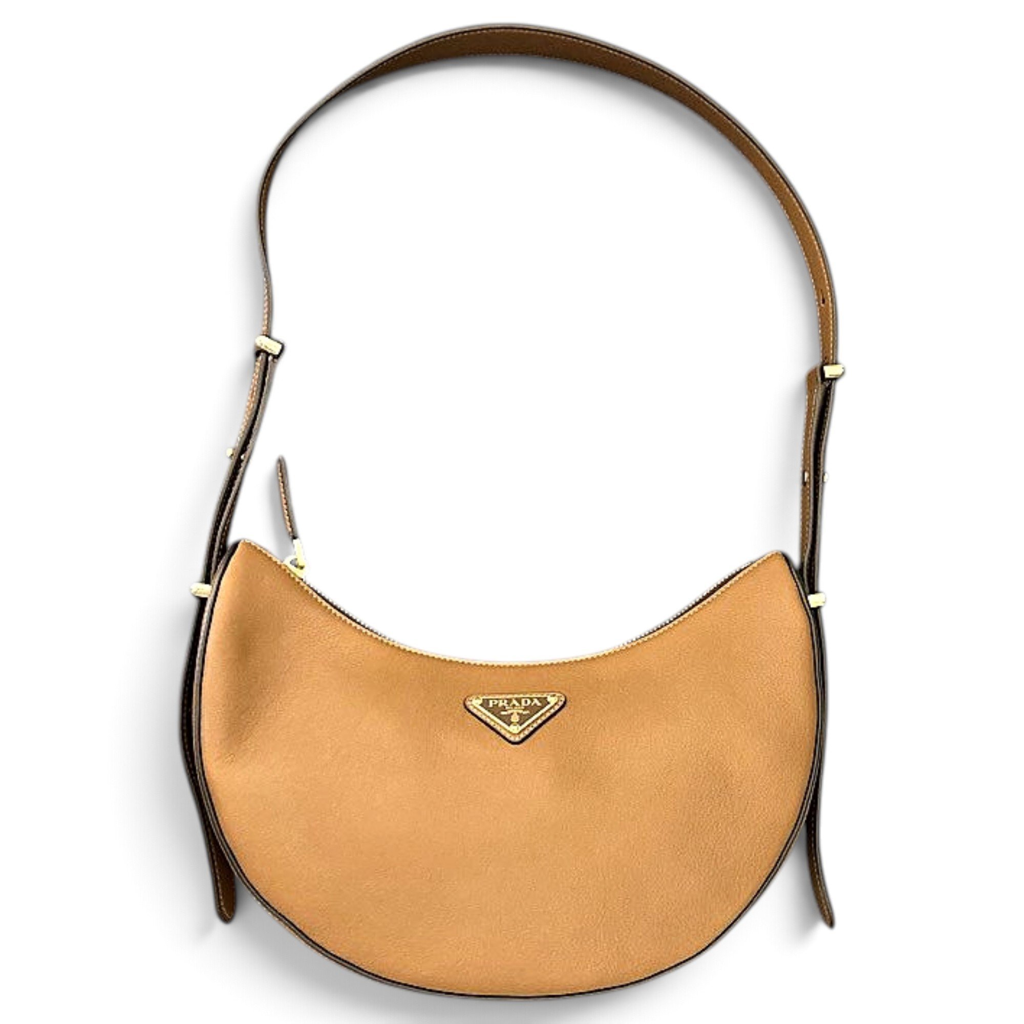 Arqué leather handbag