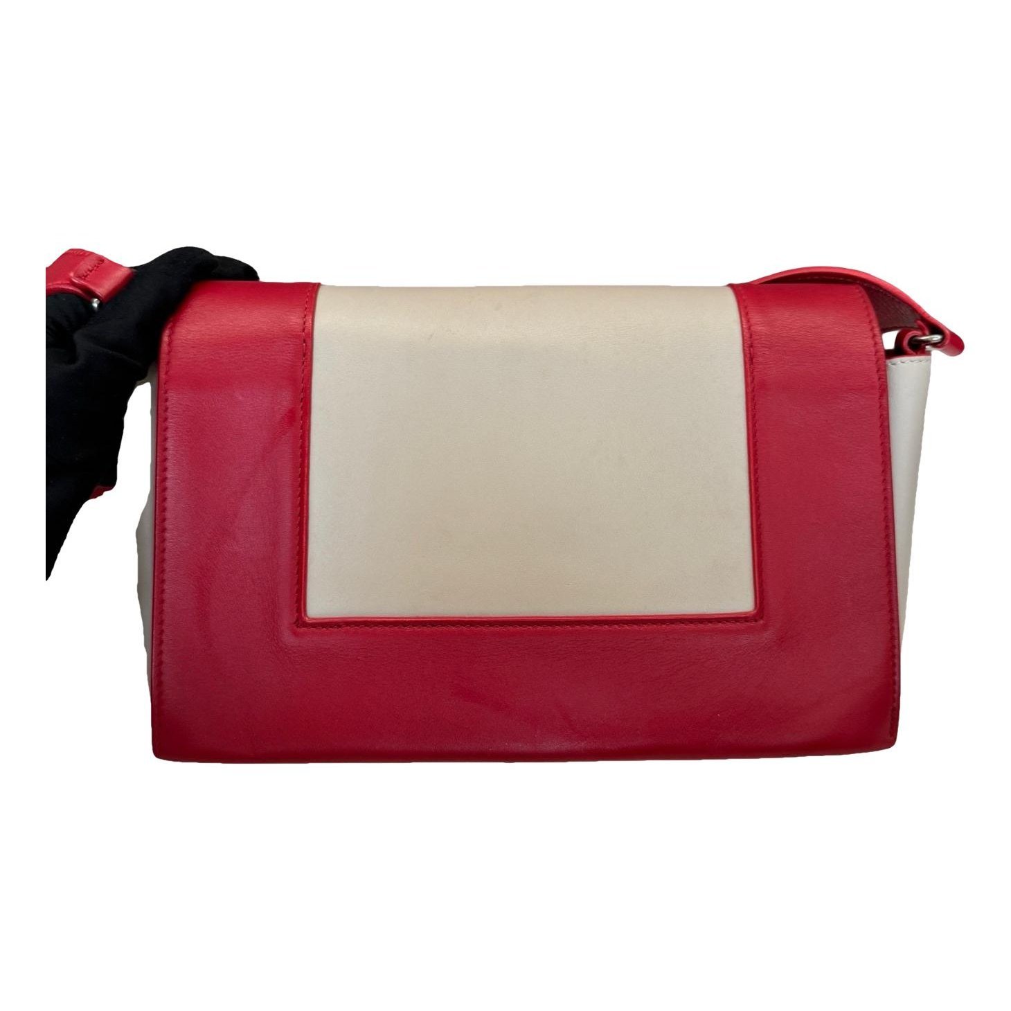 Frame leather crossbody bag