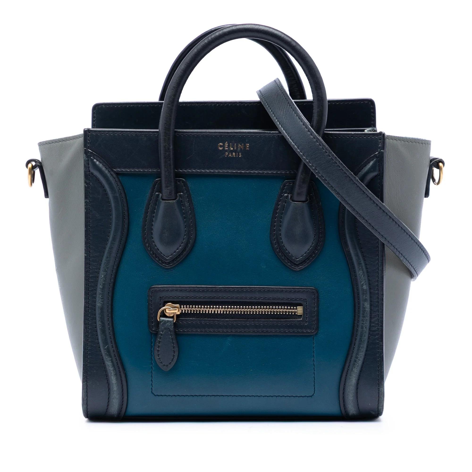 Luggage leather handbag