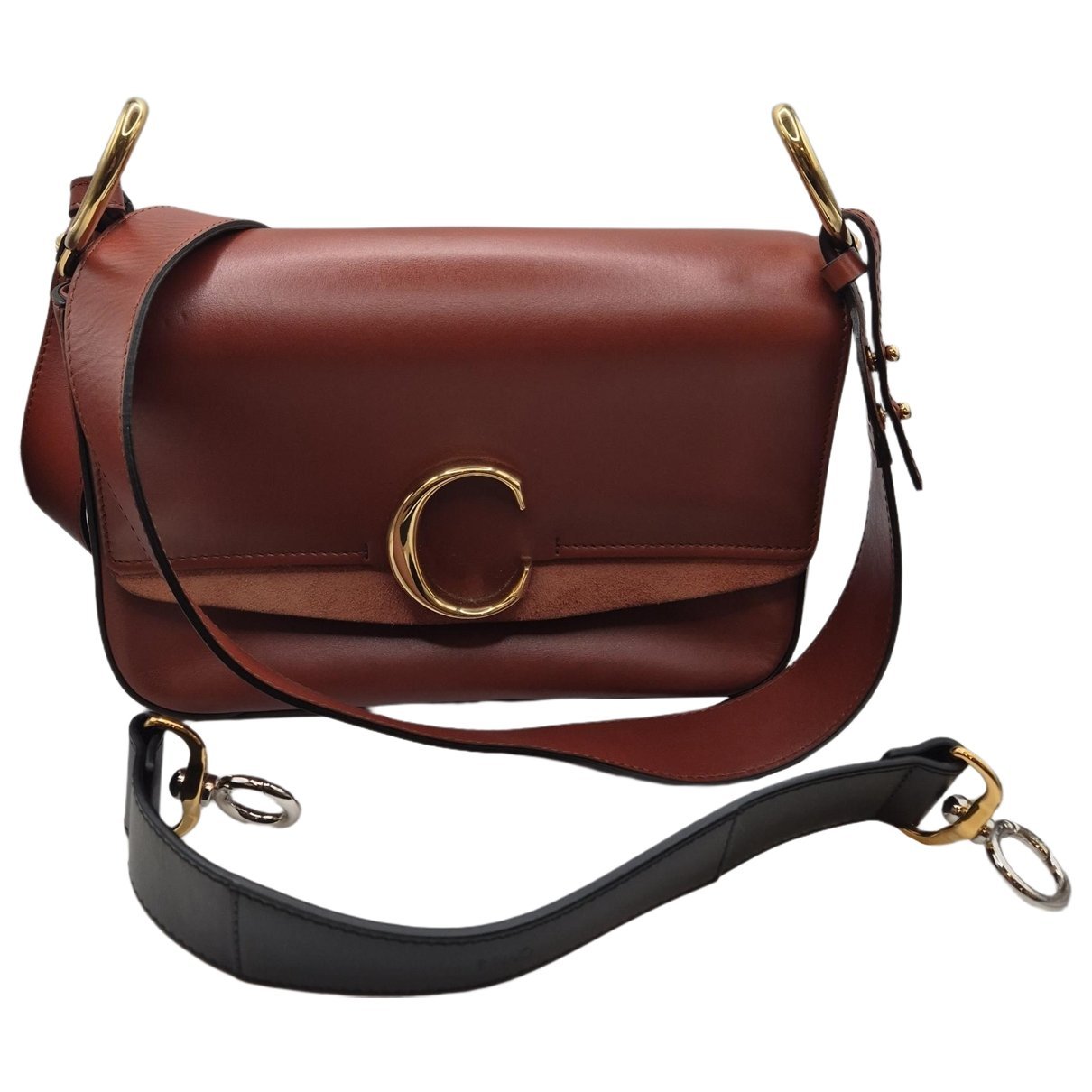 C leather handbag