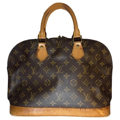 Louis Vuitton Alma leather handbag