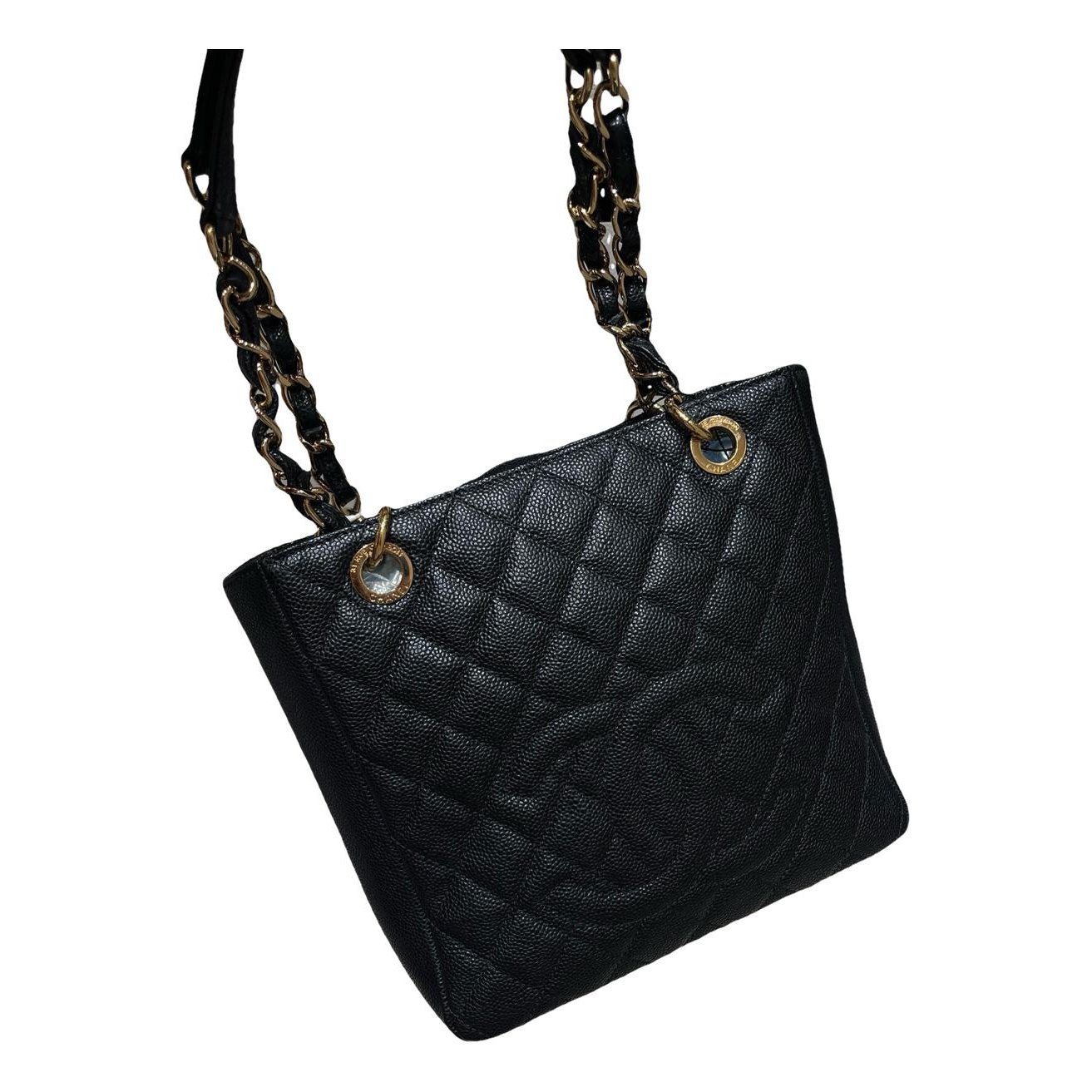 Petite Shopping Tote leather handbag