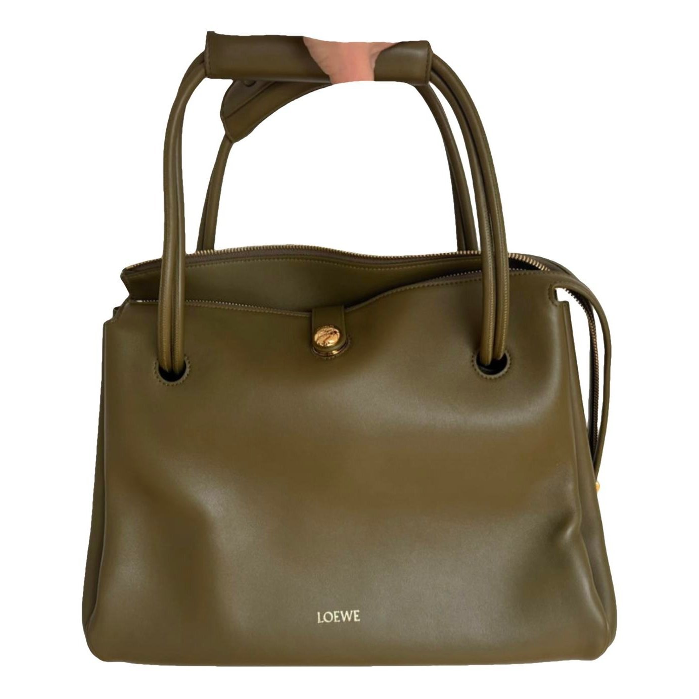 Leather handbag