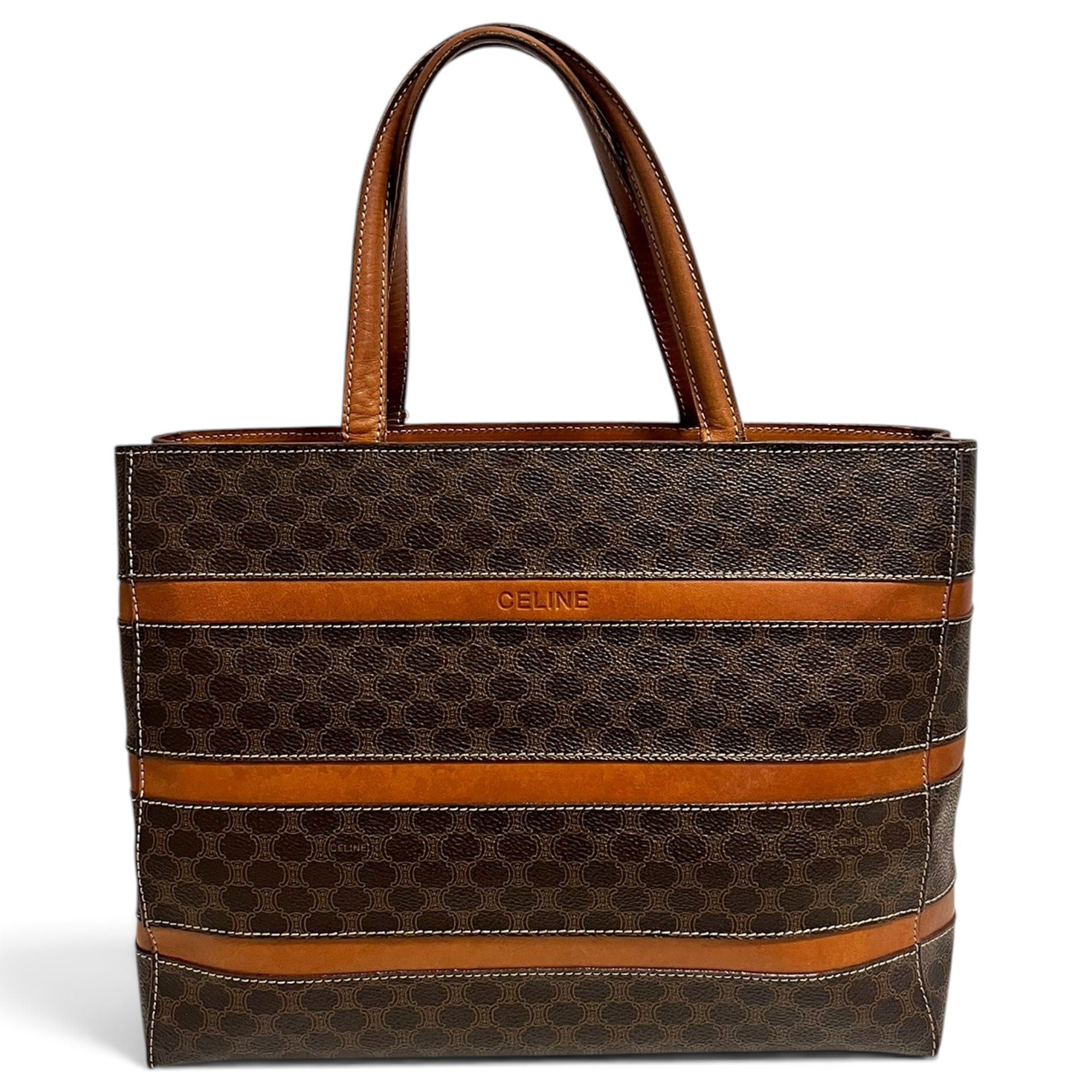 Vegan leather tote