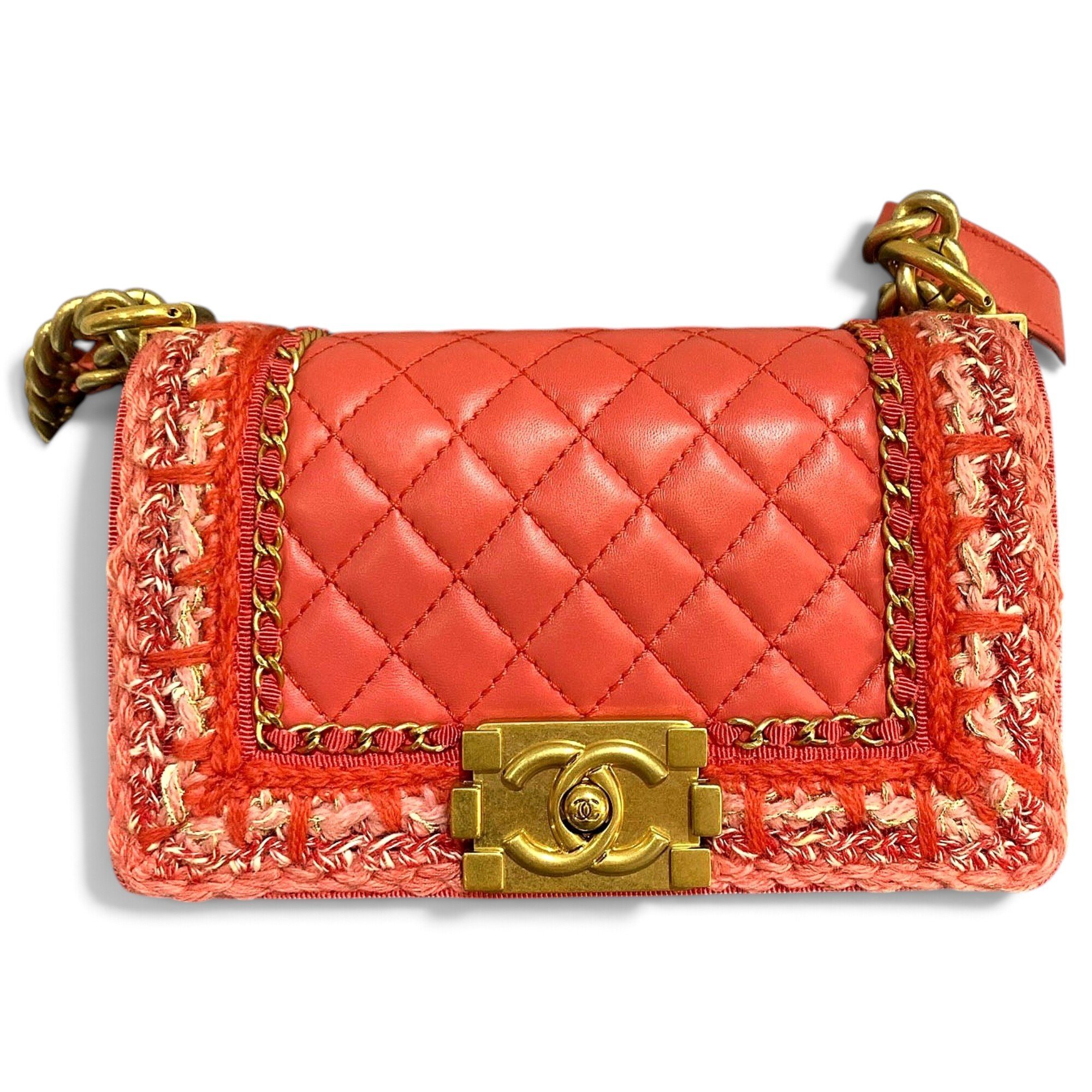 Boy leather crossbody bag