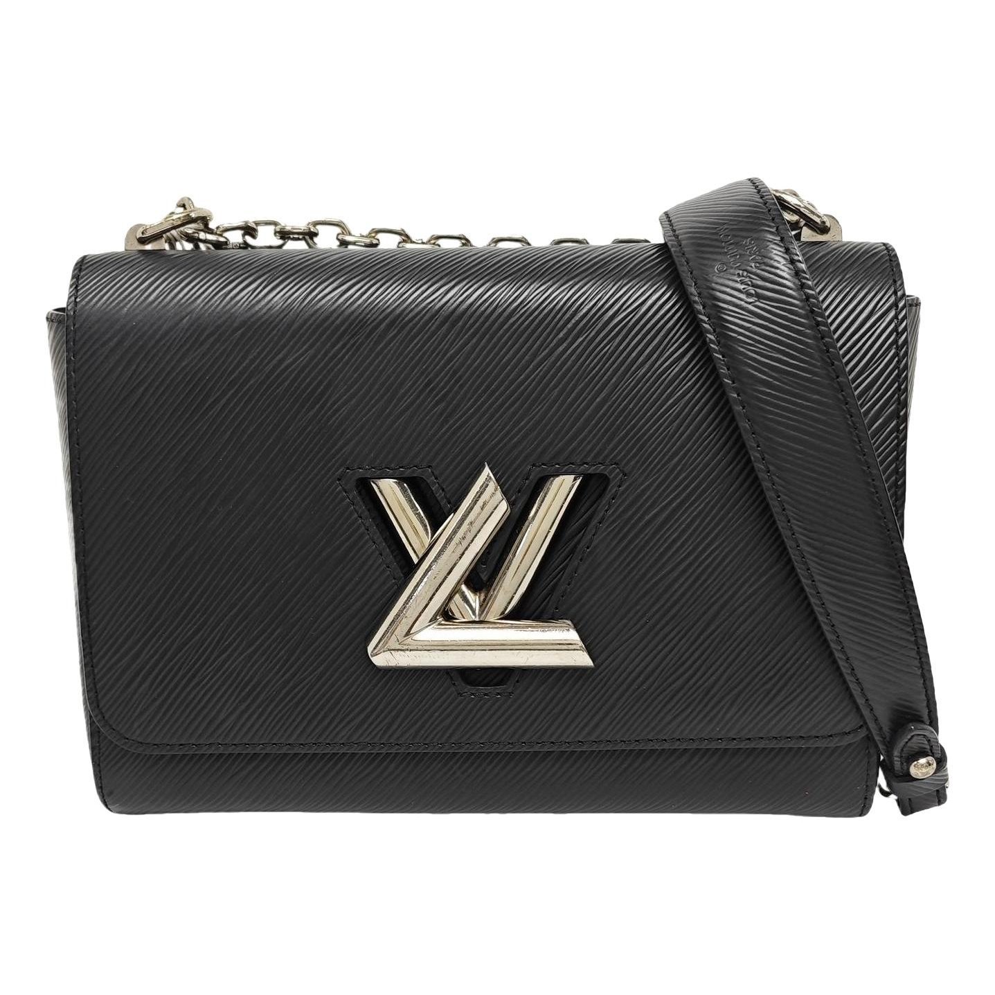 Twist leather handbag