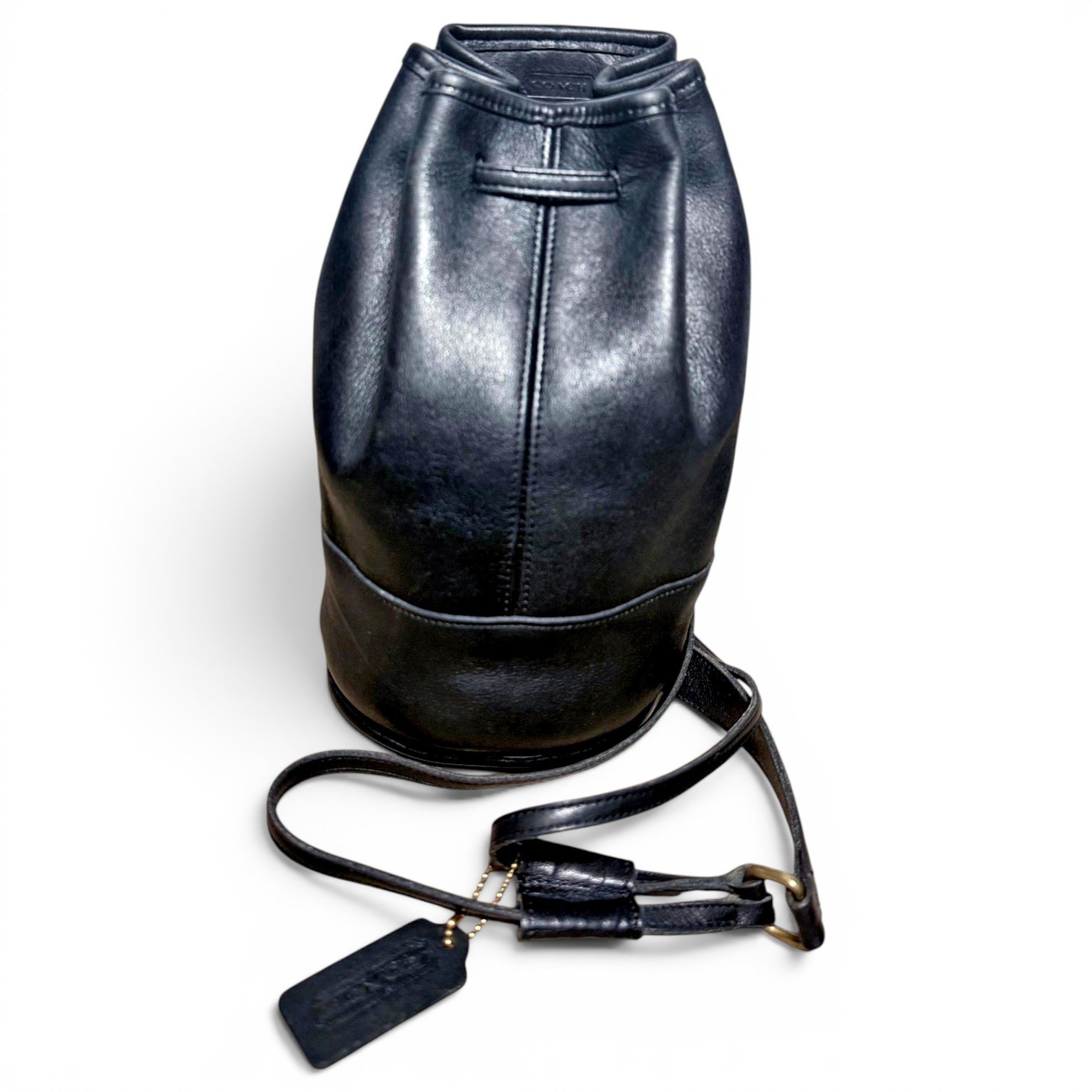 Leather backpack