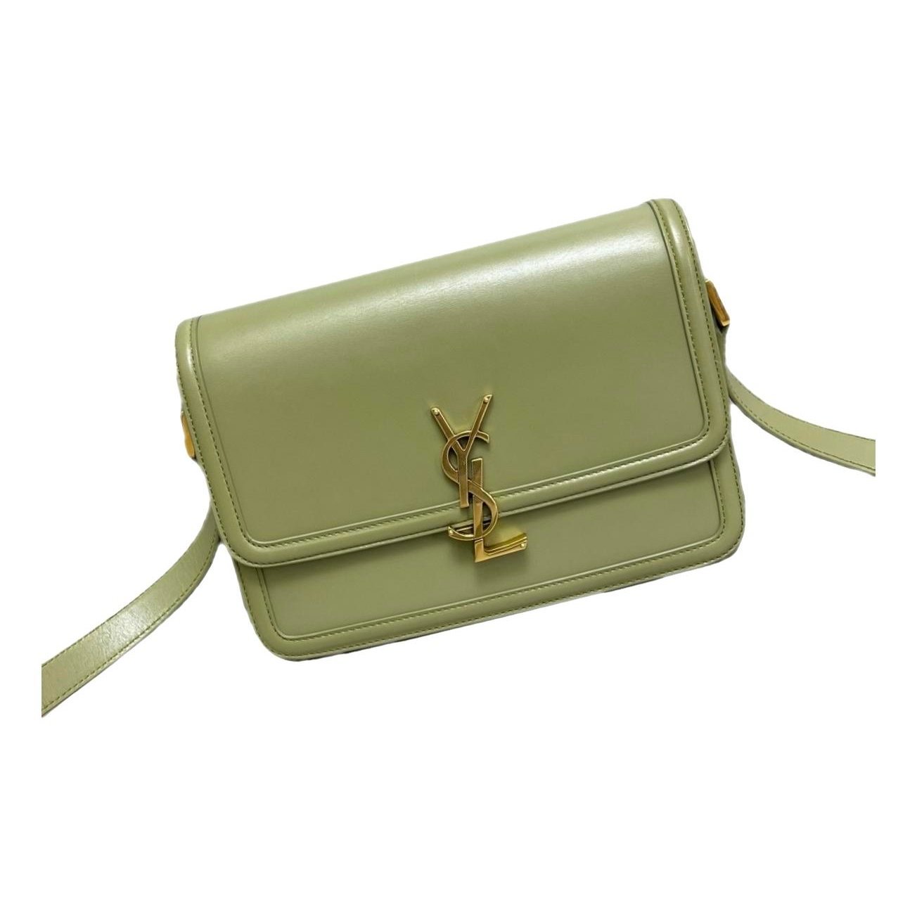 Solférino leather handbag