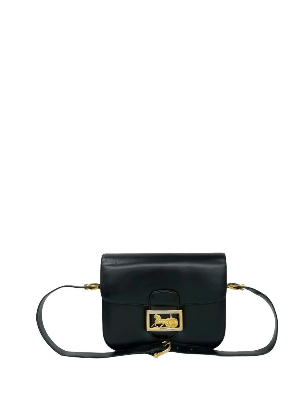 20th Century Calfskin Horse Carriage crossbody bag