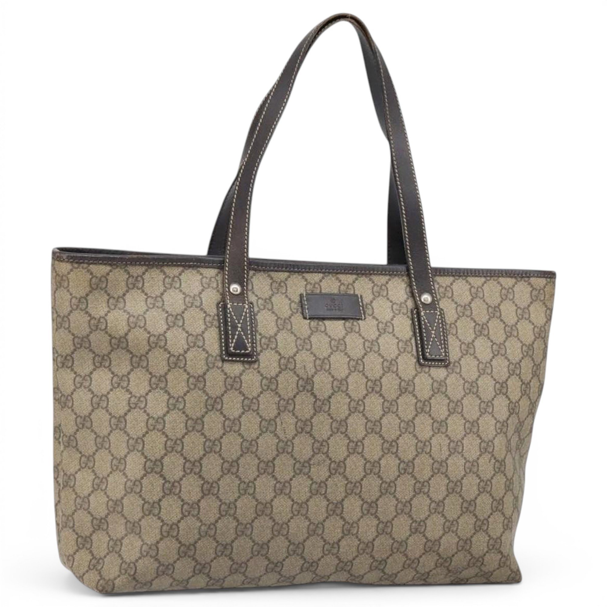 Leather tote