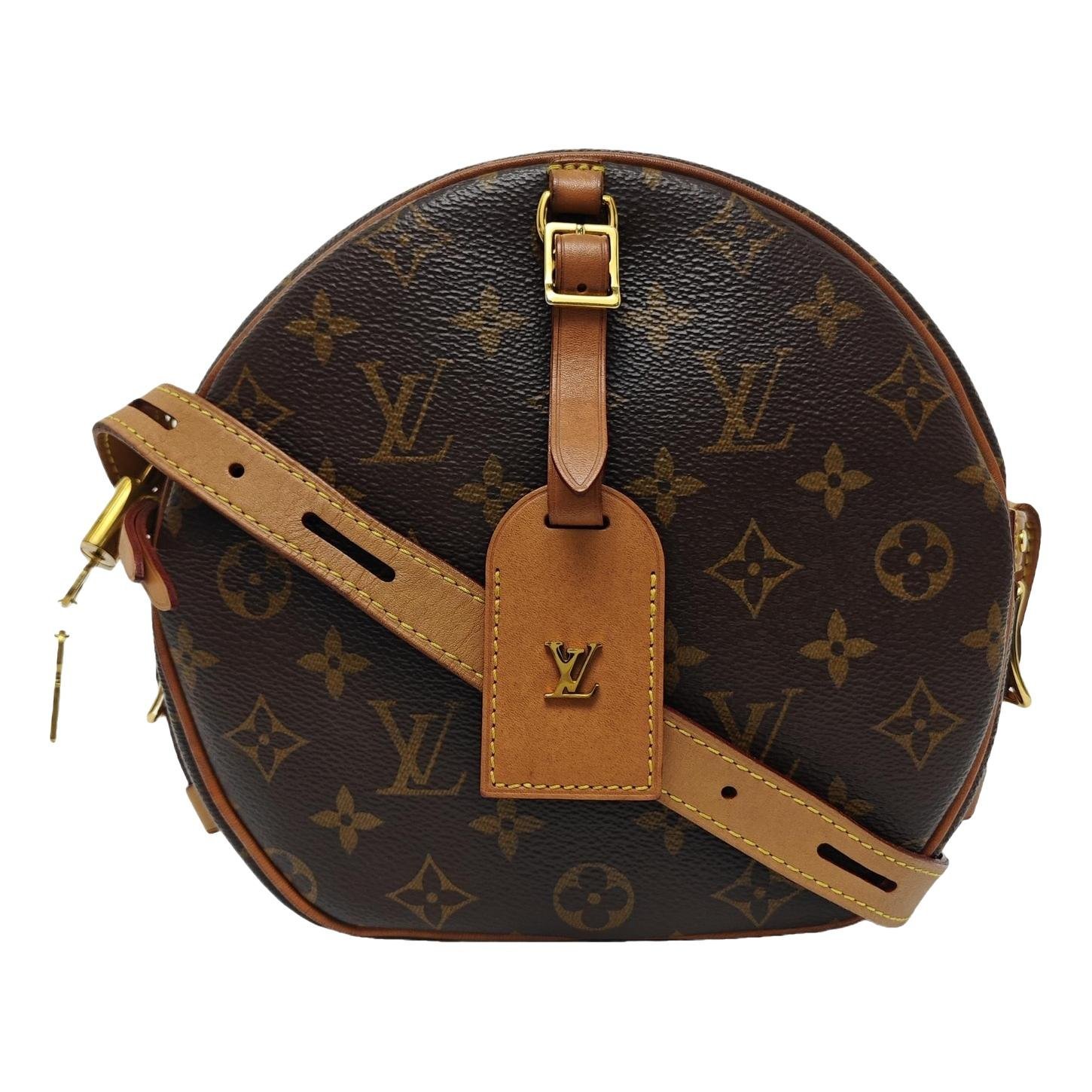 Micro boite chapeau leather handbag