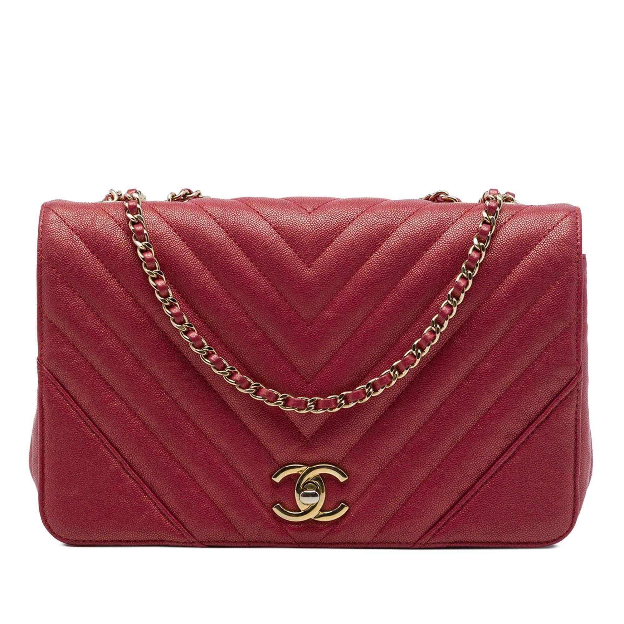 Statement leather handbag