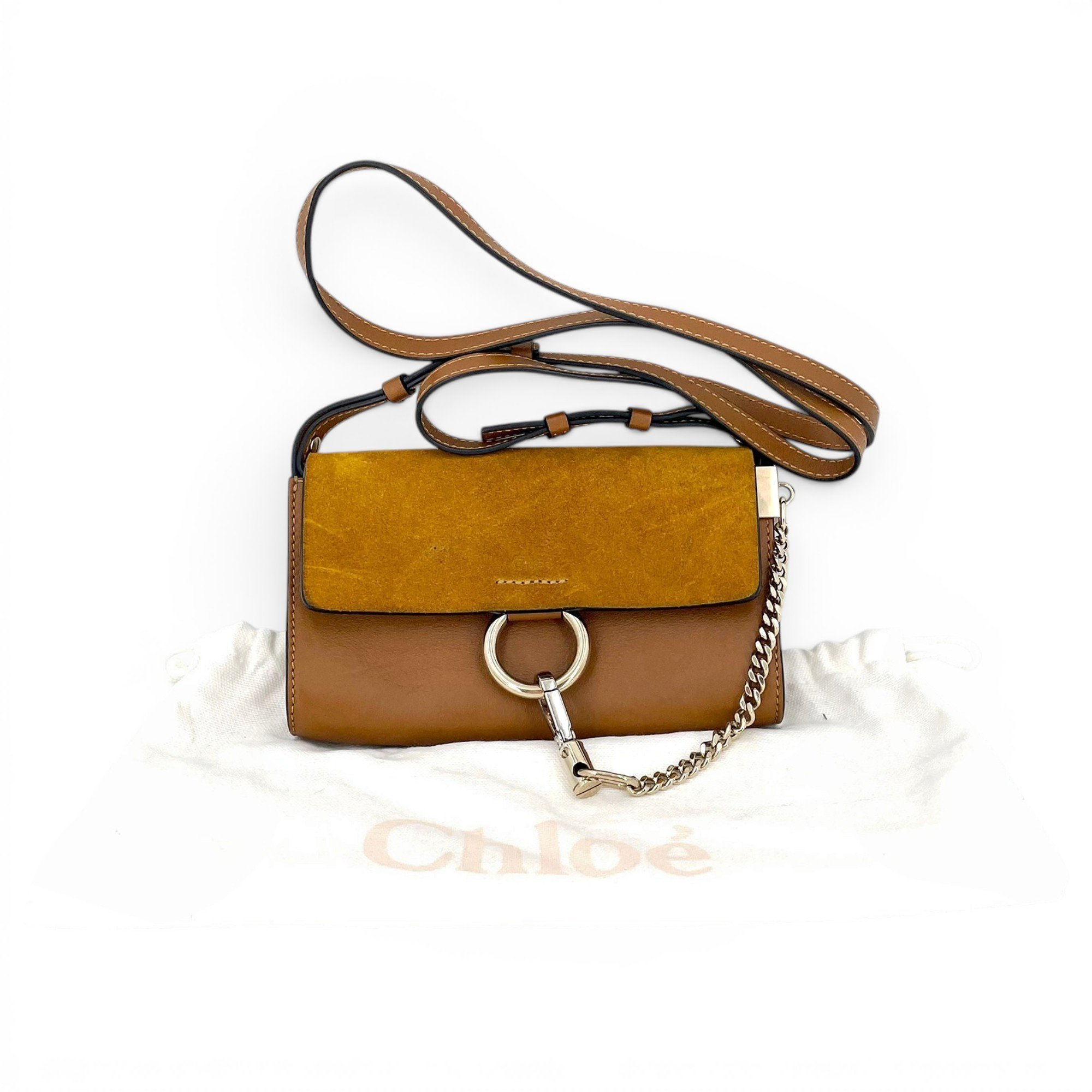 Faye leather crossbody bag