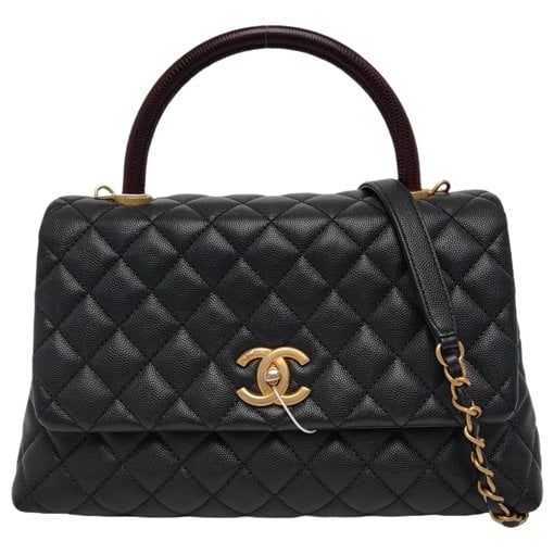 Coco Handle leather handbag