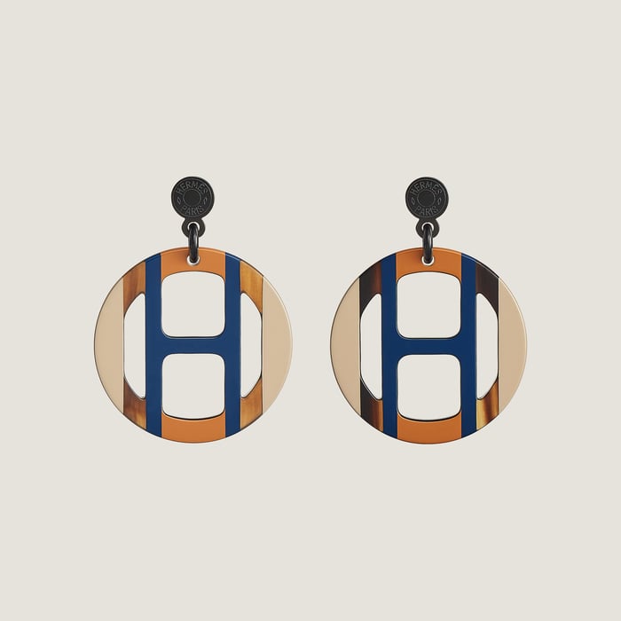 Sable Marine H Equipe Earrings
