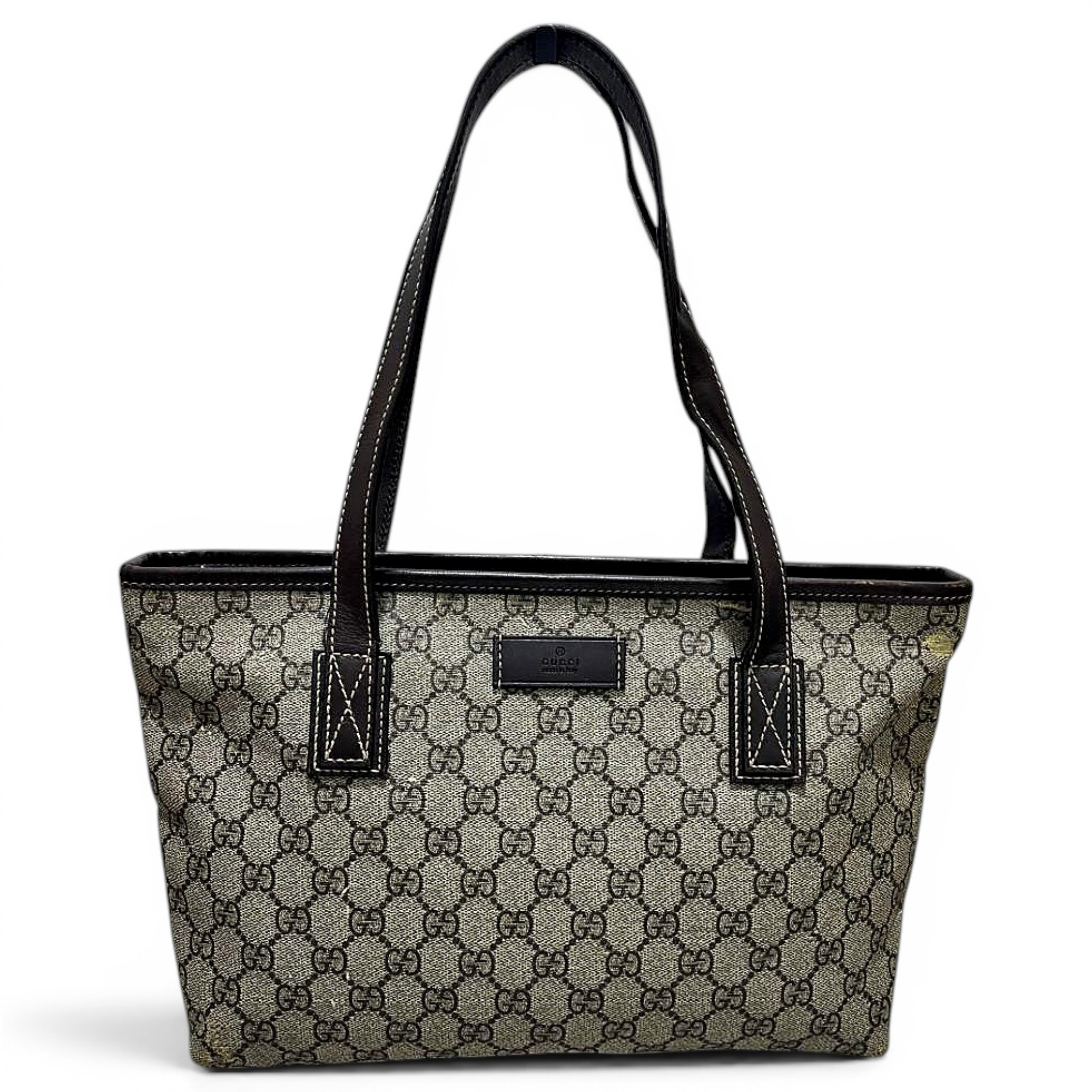 Leather tote