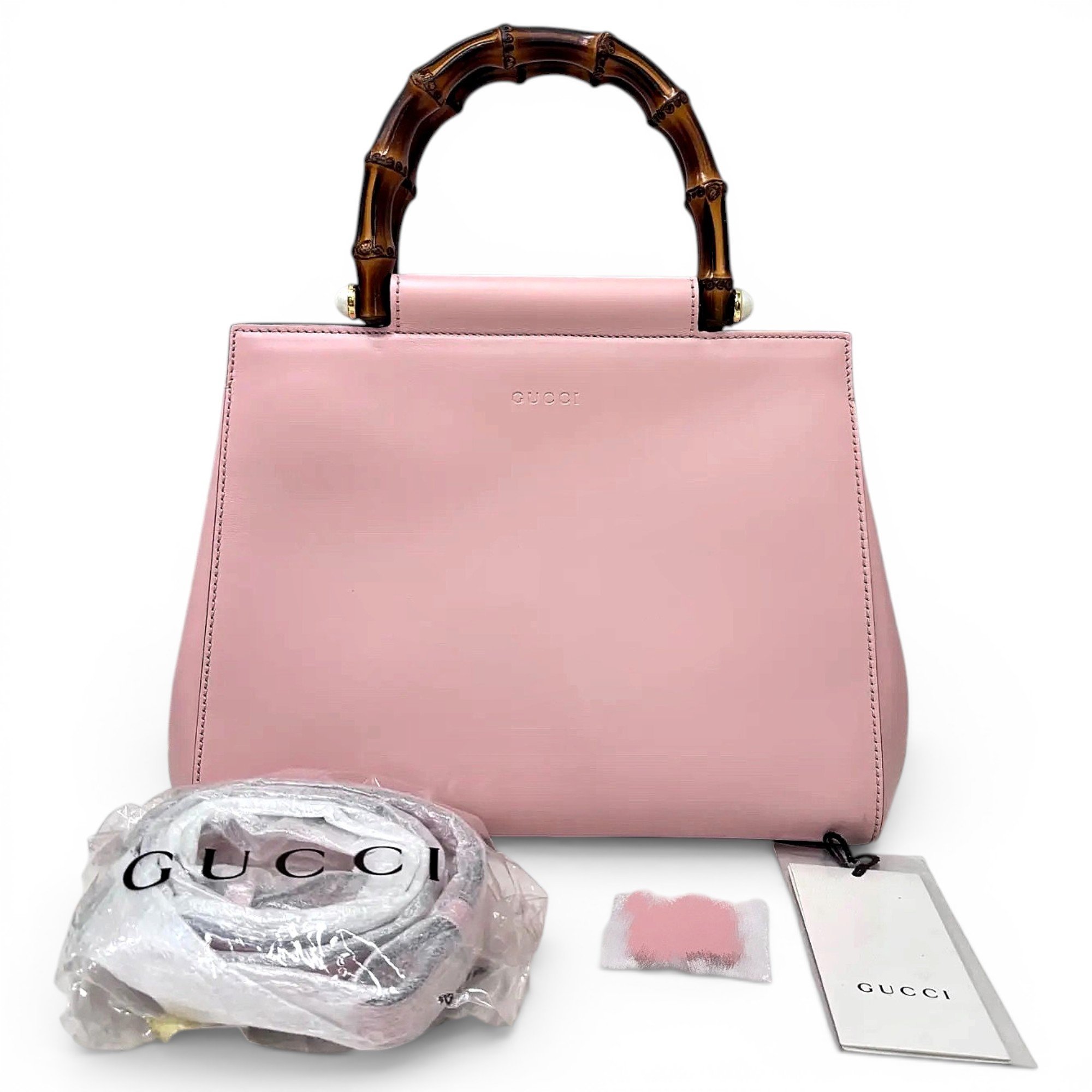 Nymphaea leather crossbody bag