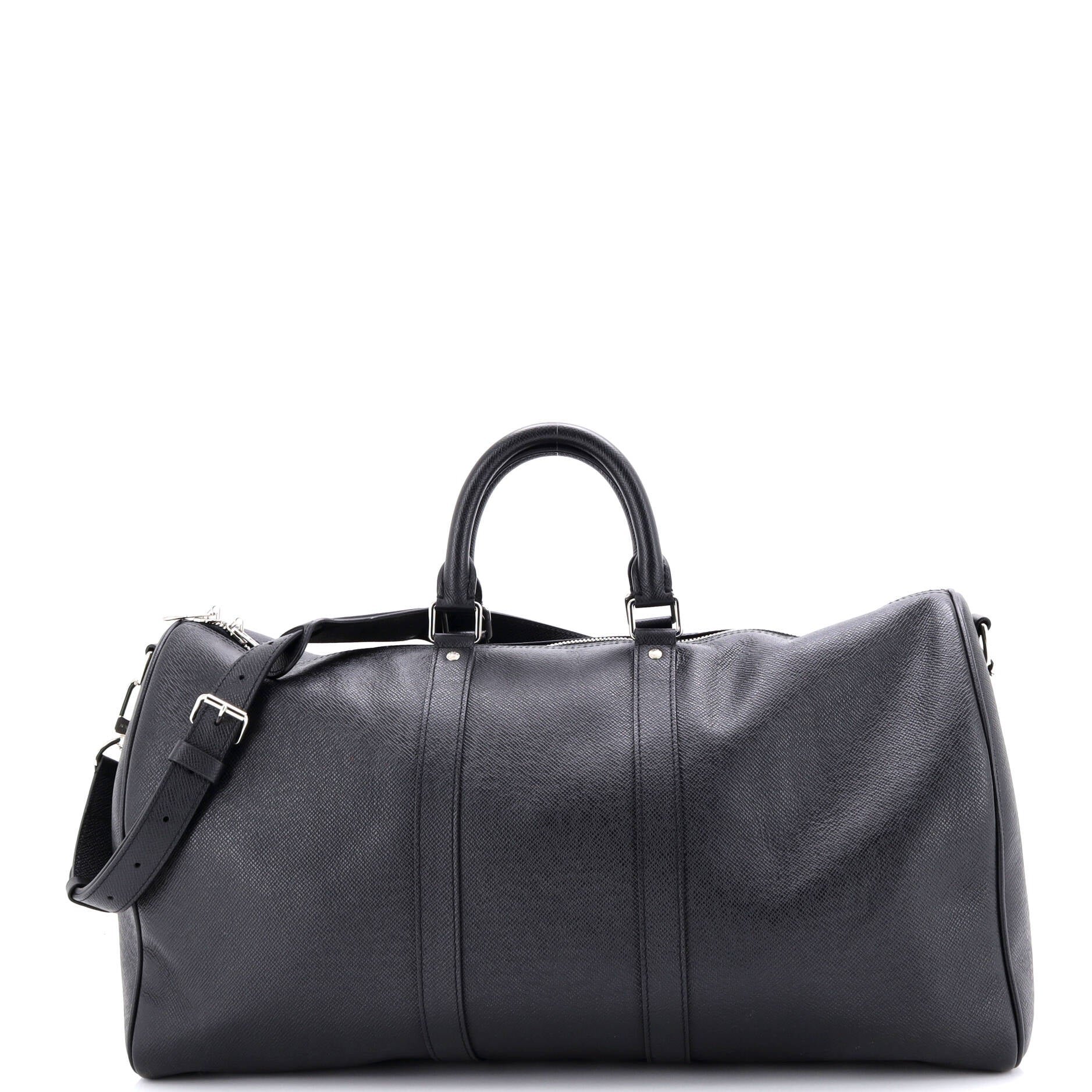 Louis Vuitton Keepall Bandouliere Bag Taiga Leather 50