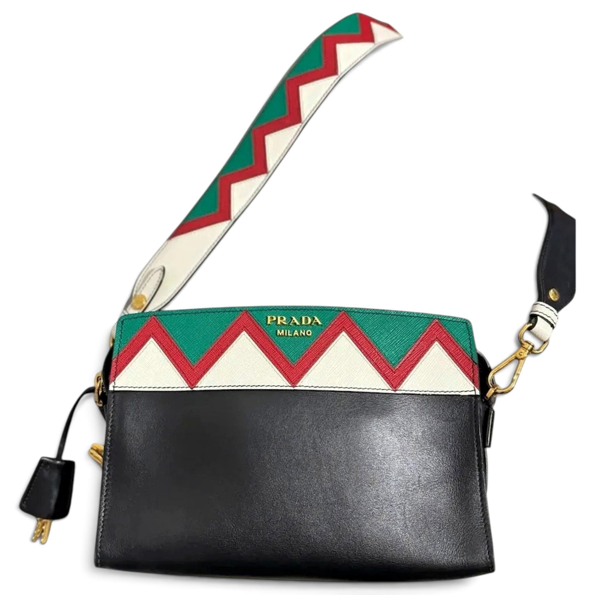 Double leather bag