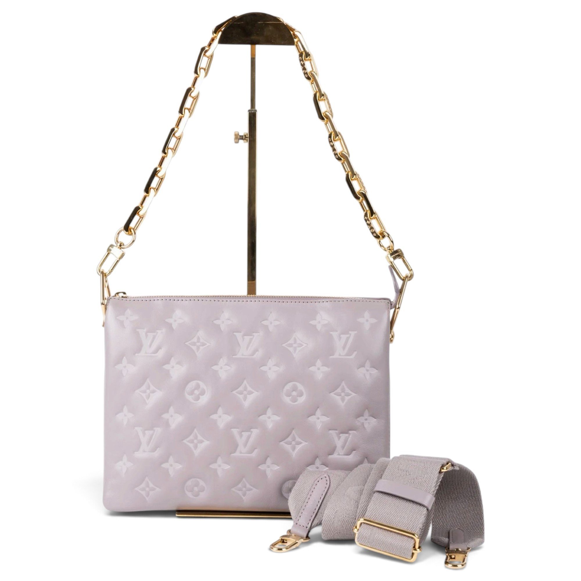 Coussin leather handbag