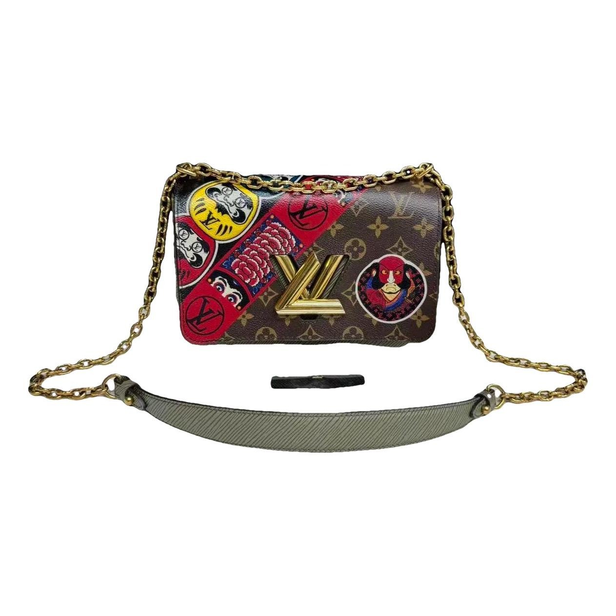 Twist leather mini bag