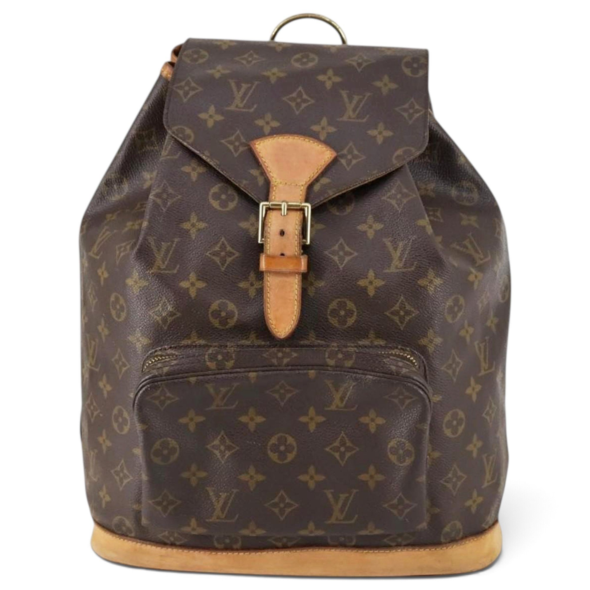 Montsouris leather backpack