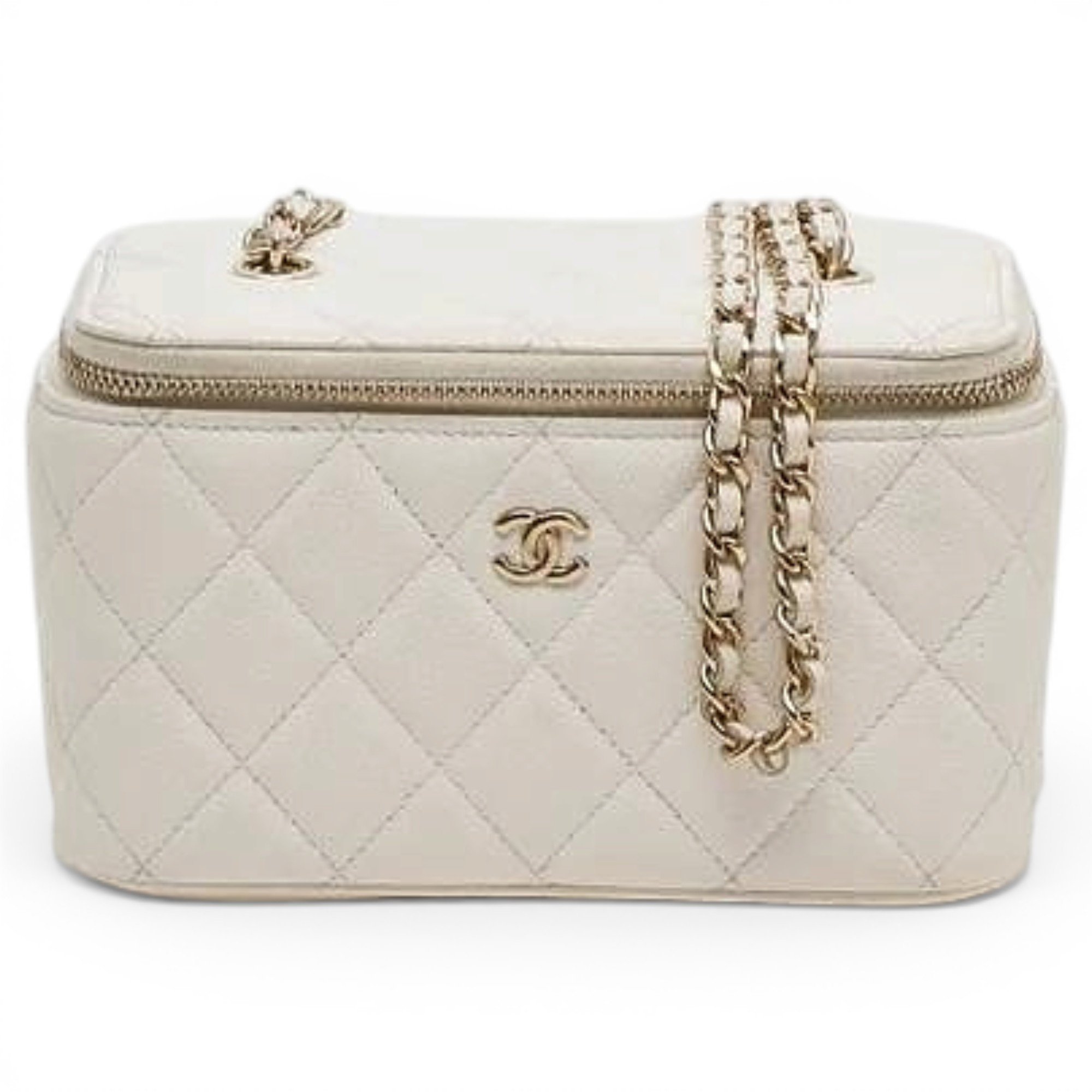 Vanity leather crossbody bag