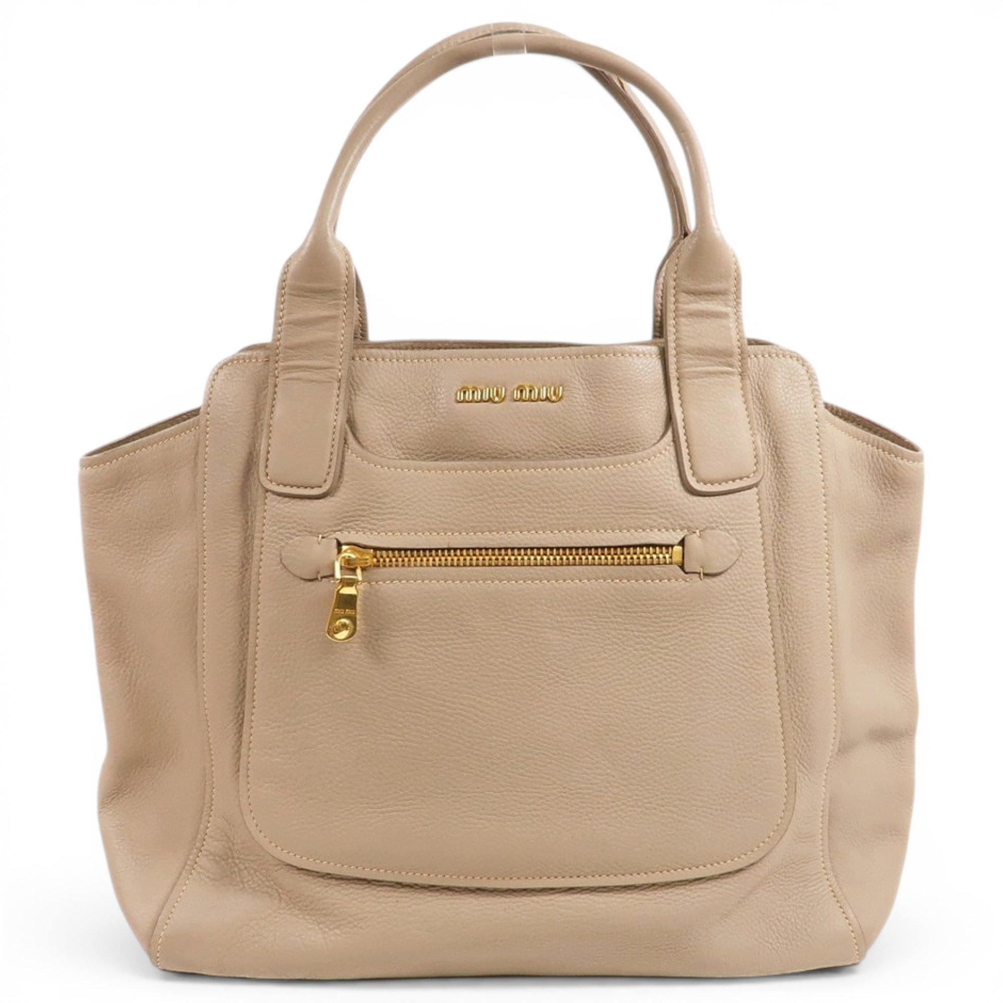 Leather handbag
