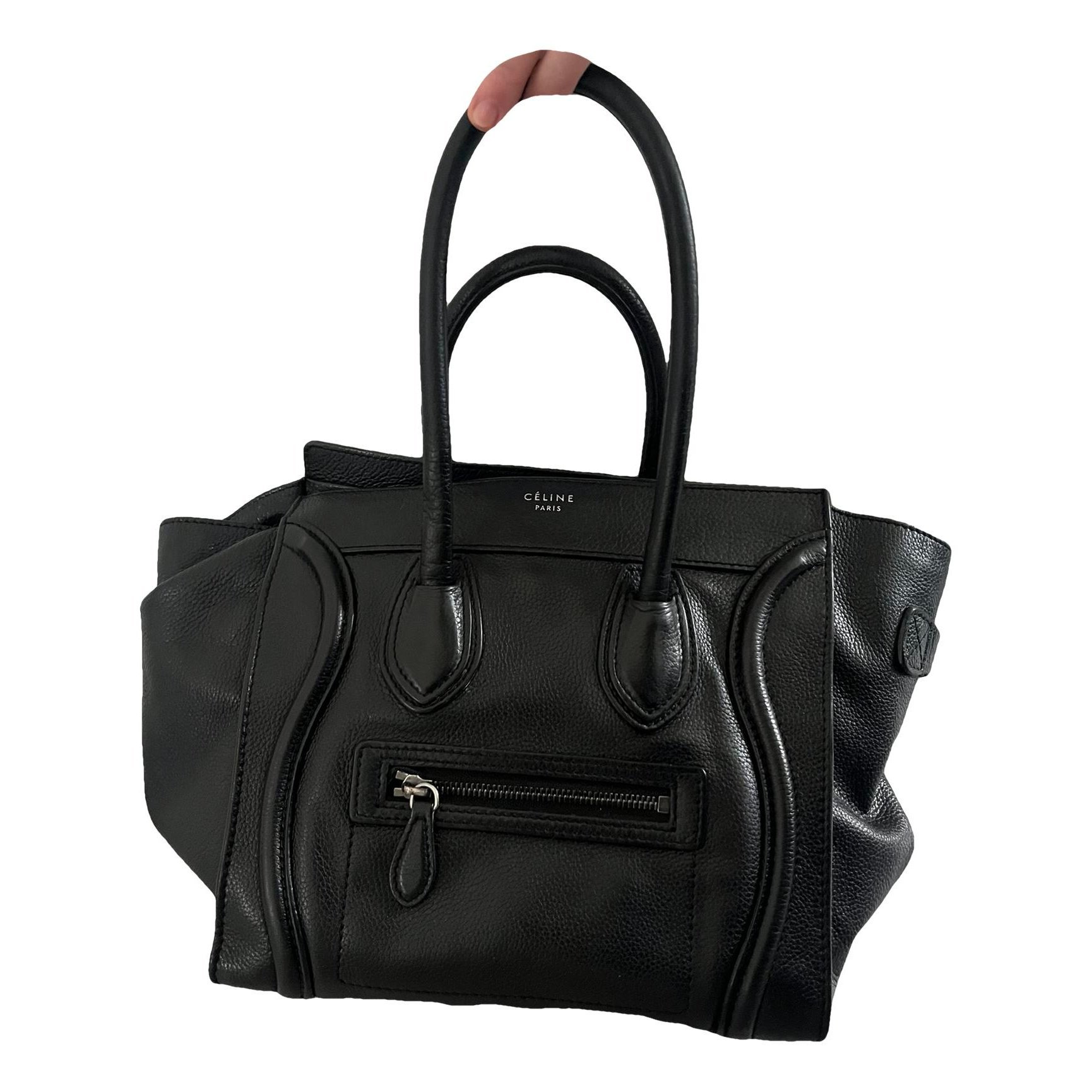Luggage leather handbag
