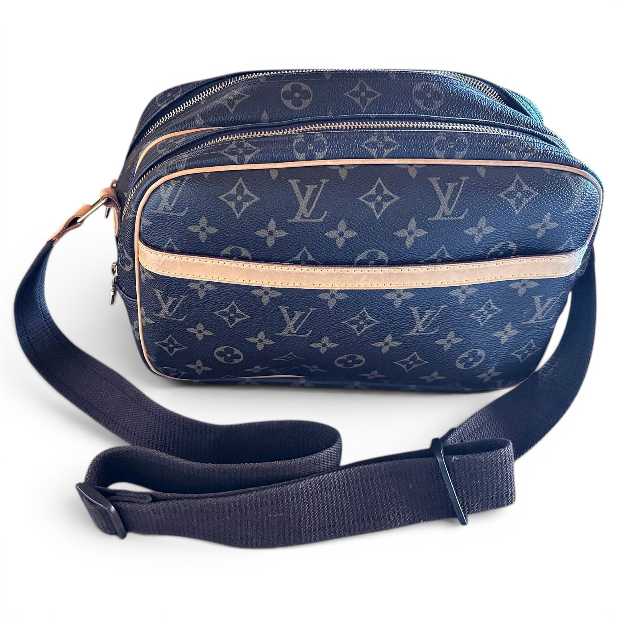 Reporter leather crossbody bag
