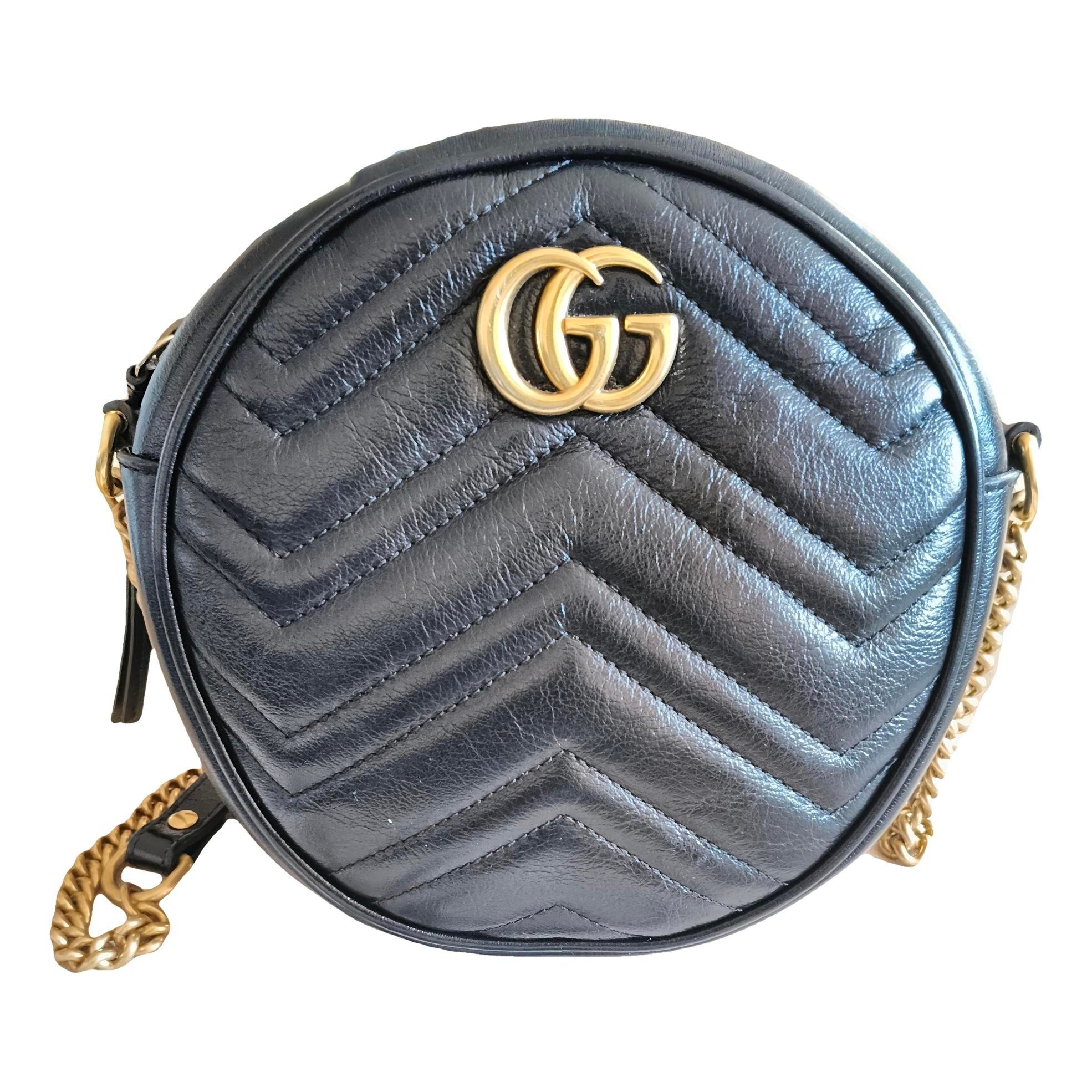 GG Marmont Circle leather crossbody bag