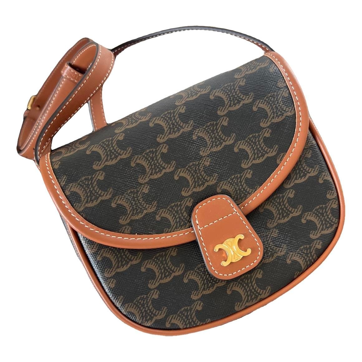 Triomphe leather handbag