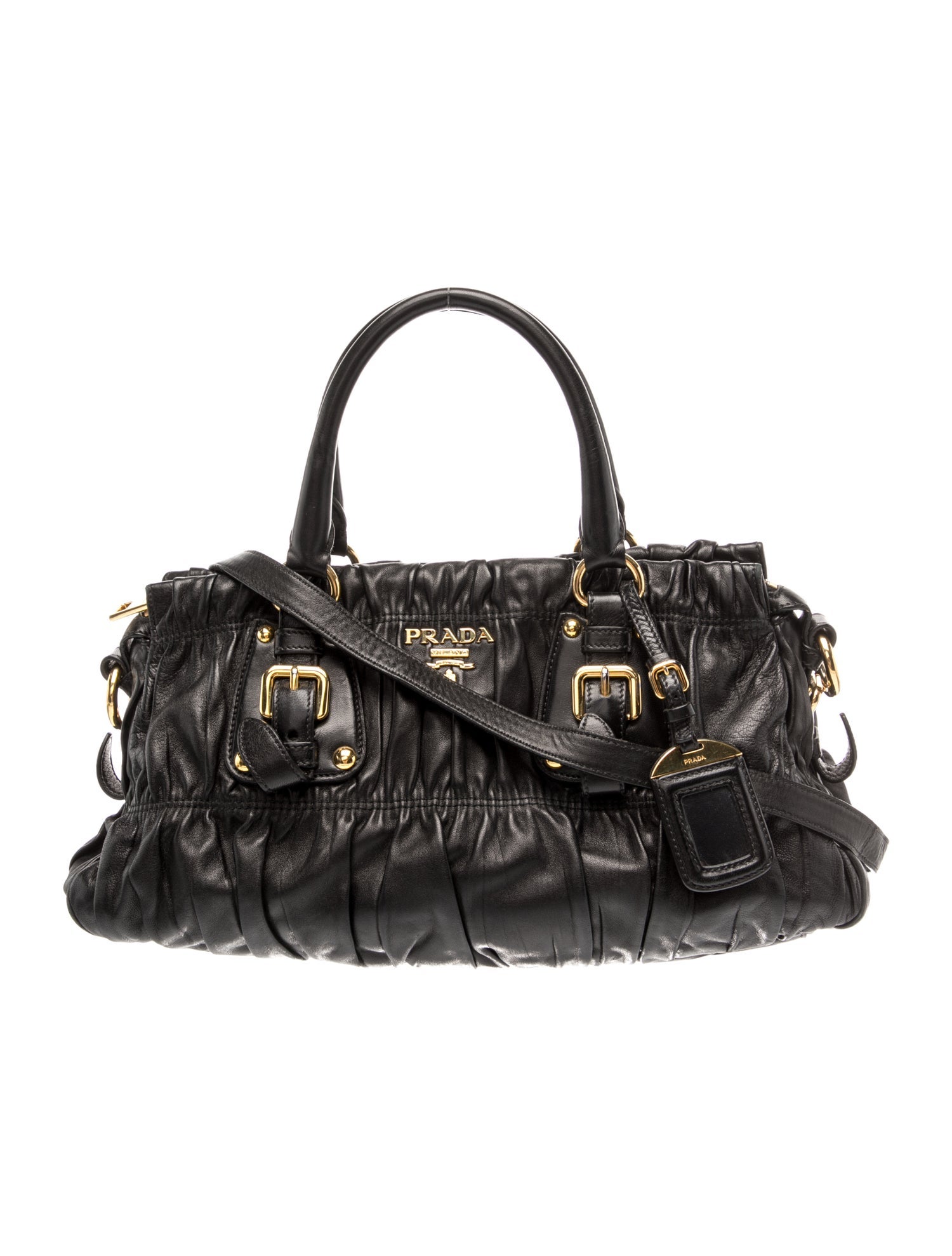 Tessuto Nylon Top Handle Bag