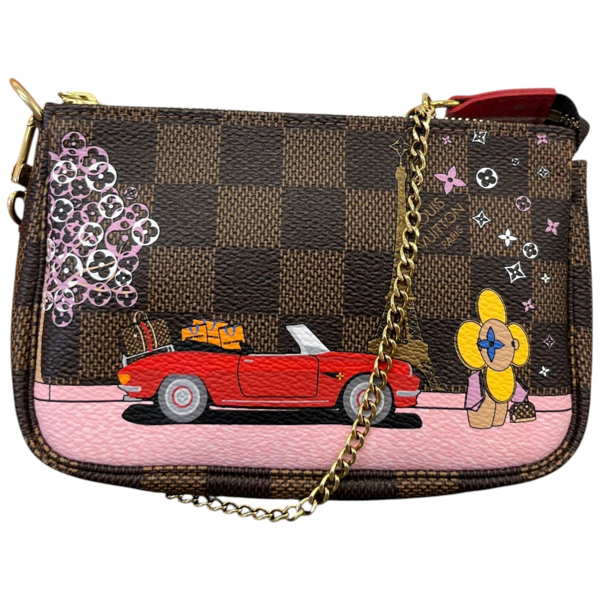 Leather vanity case