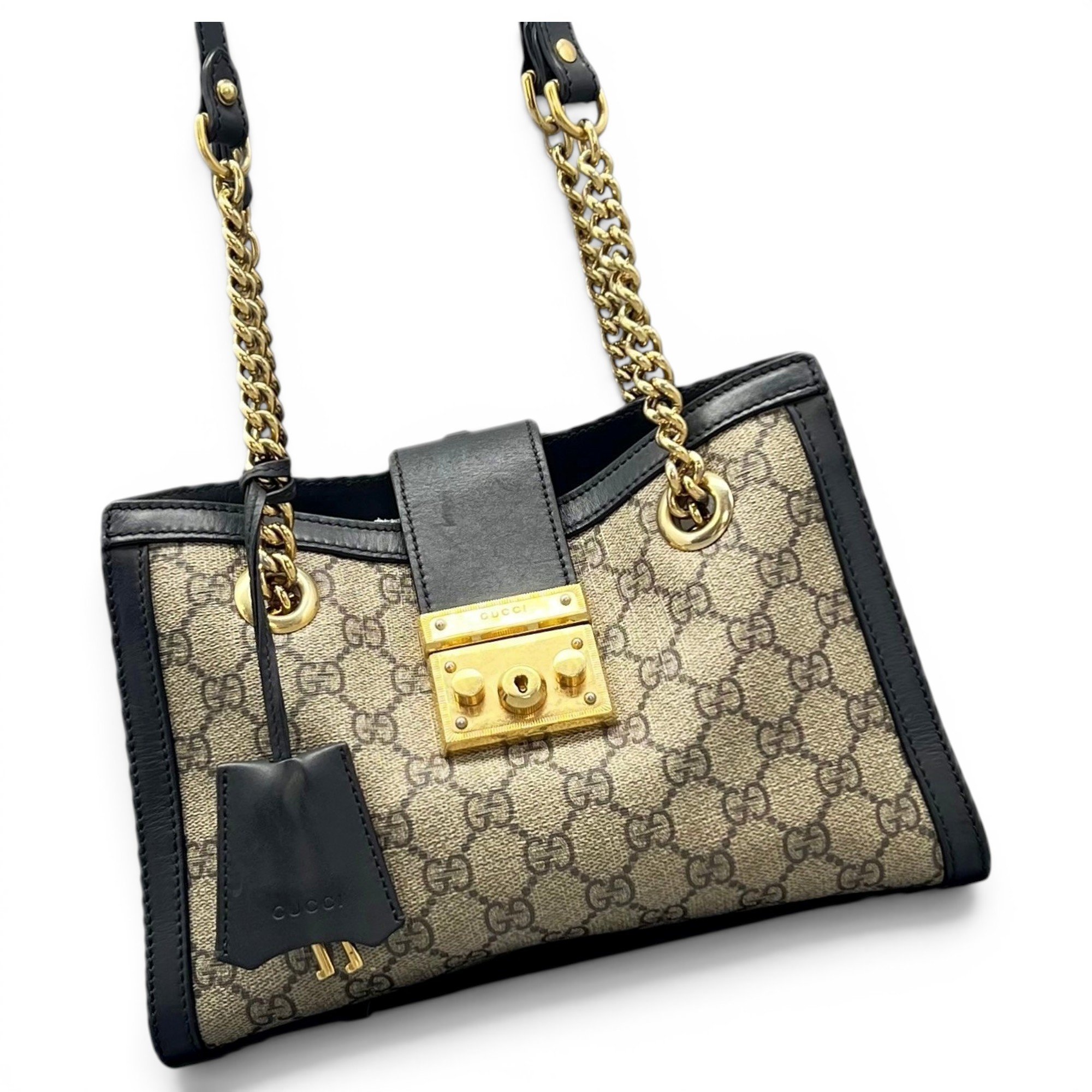 Padlock cloth handbag