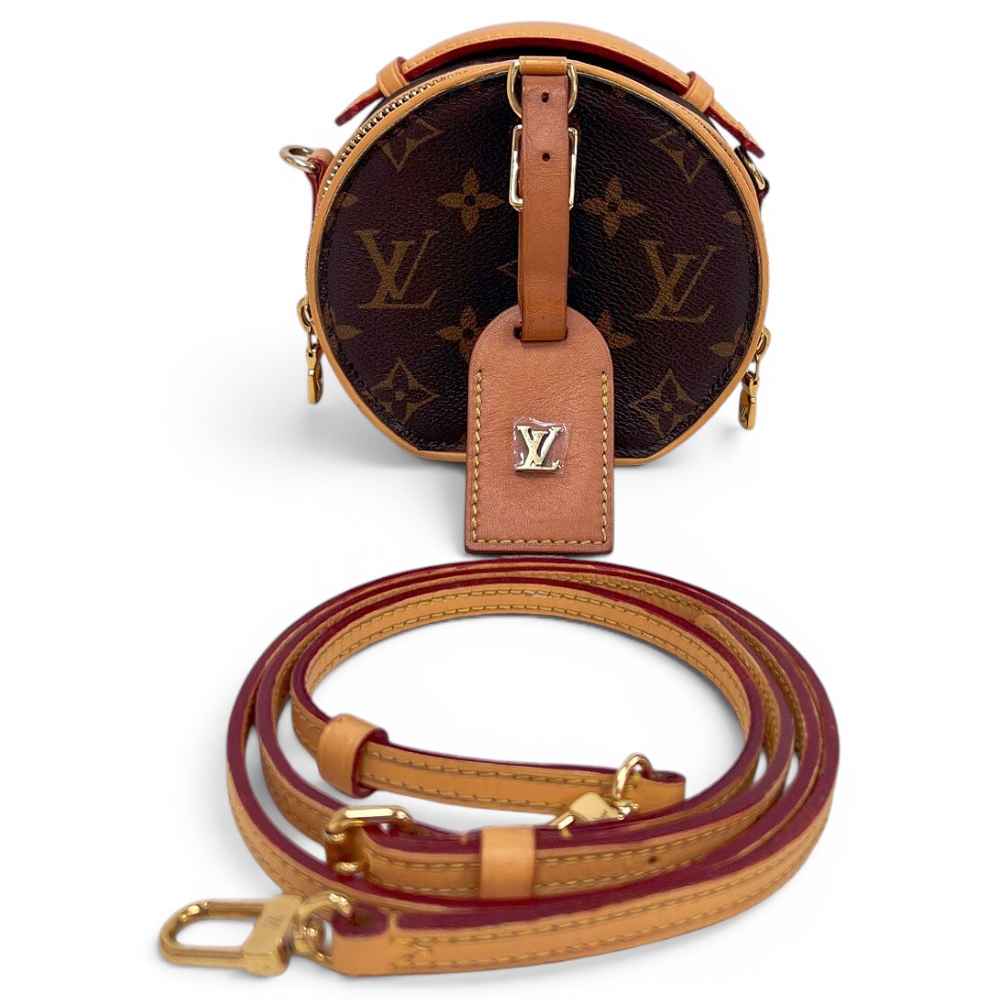 Boîte chapeau souple leather crossbody bag