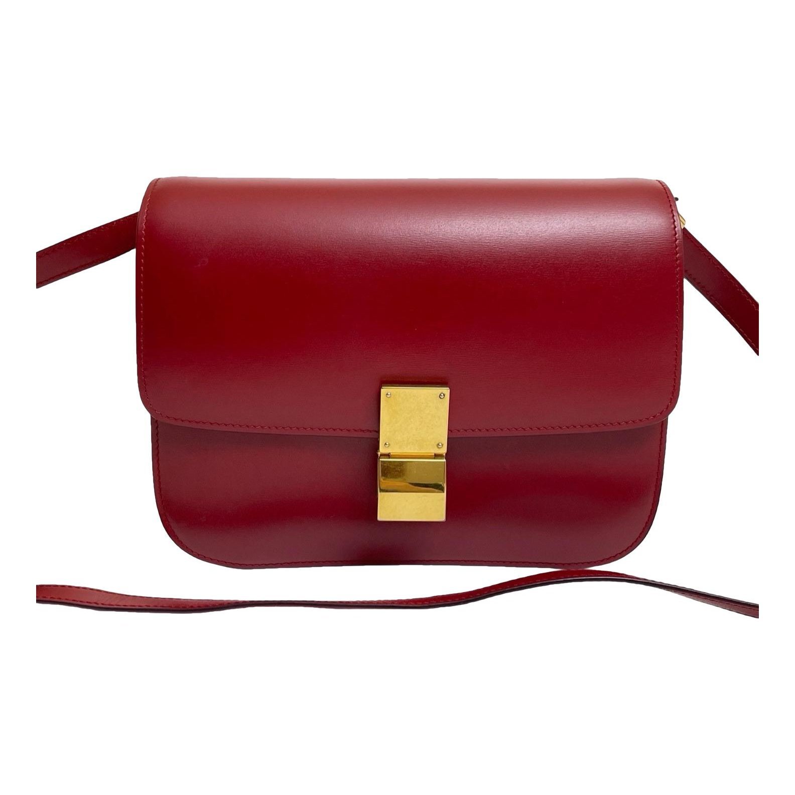 Classic leather crossbody bag