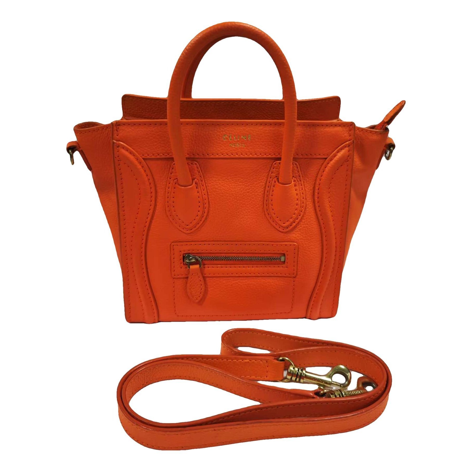 Nano Luggage leather handbag