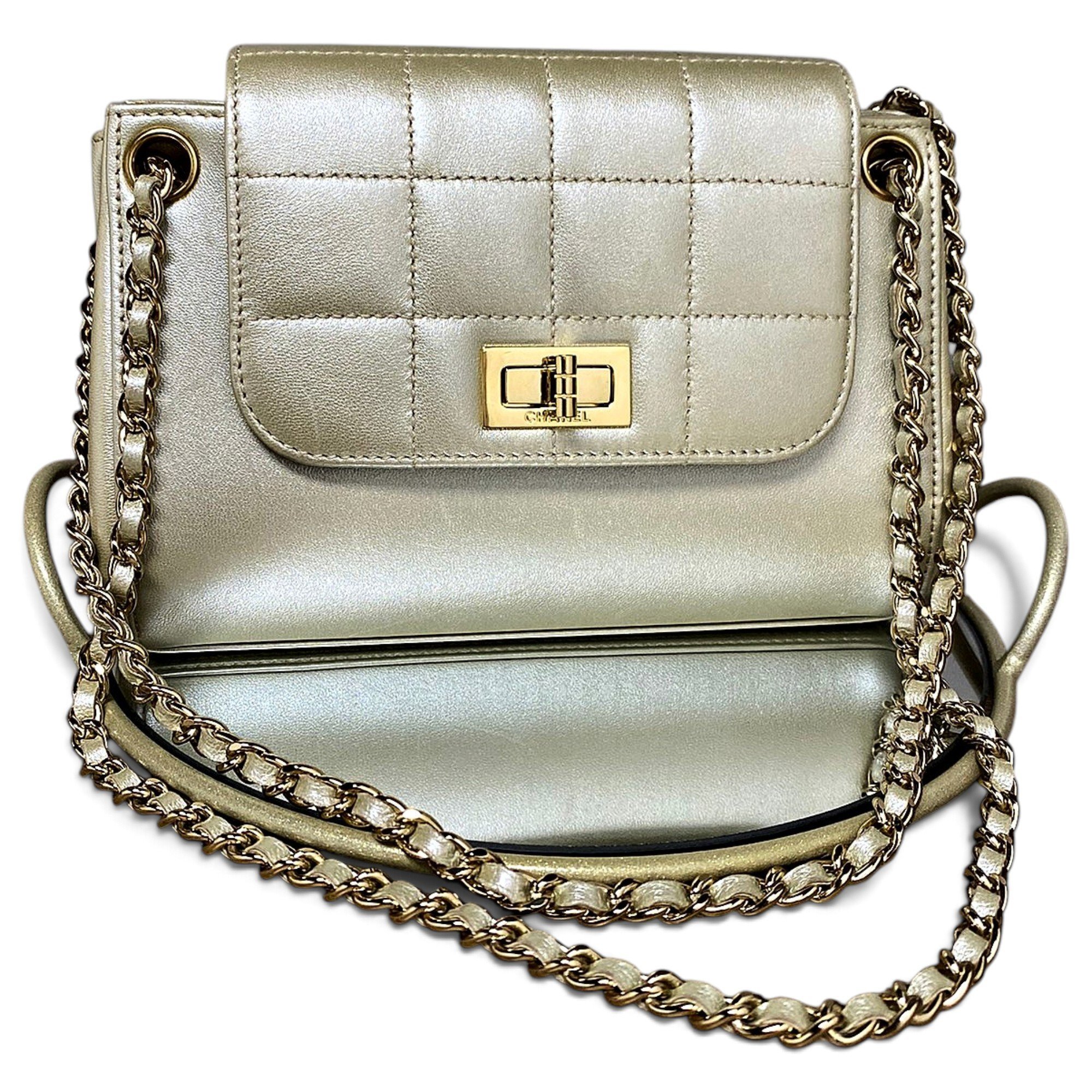 East West Chocolate Bar leather handbag
