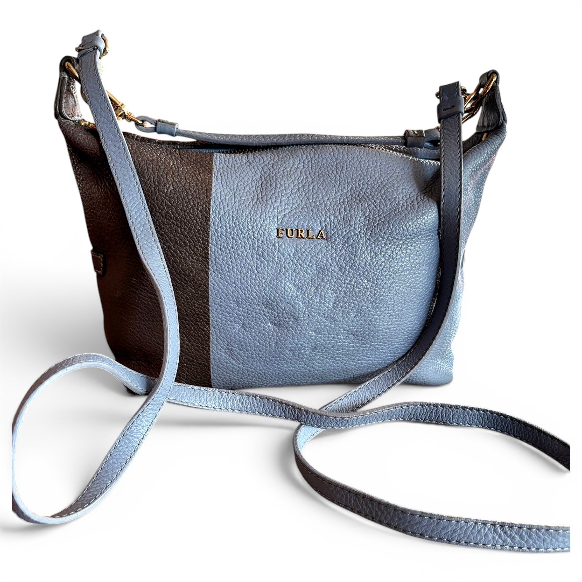 Metropolis leather crossbody bag