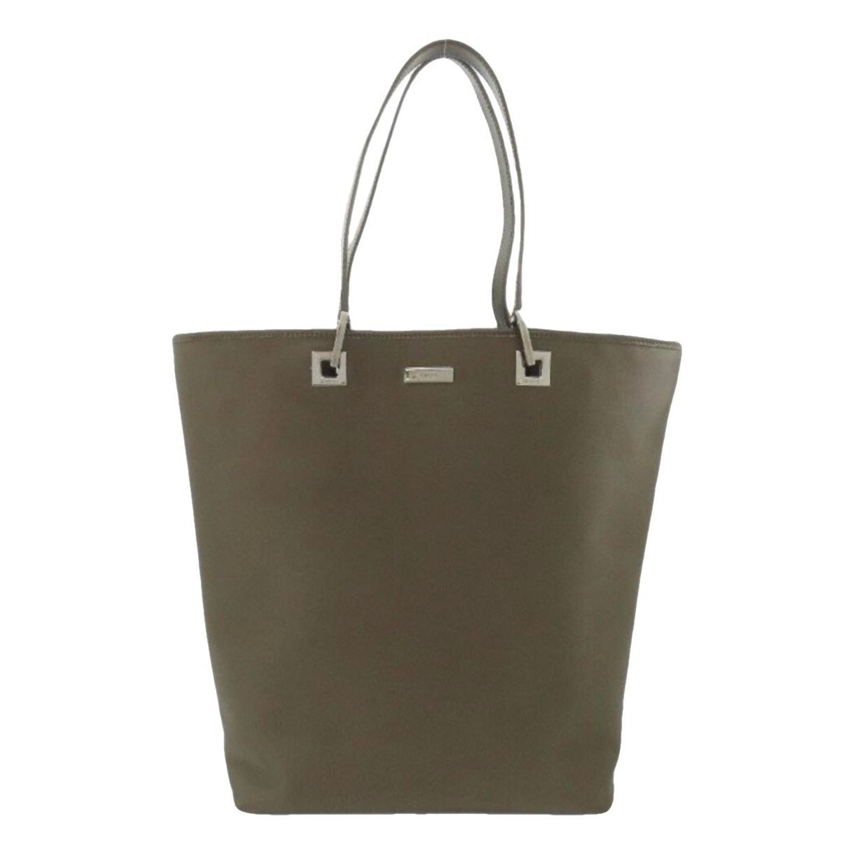 Leather tote