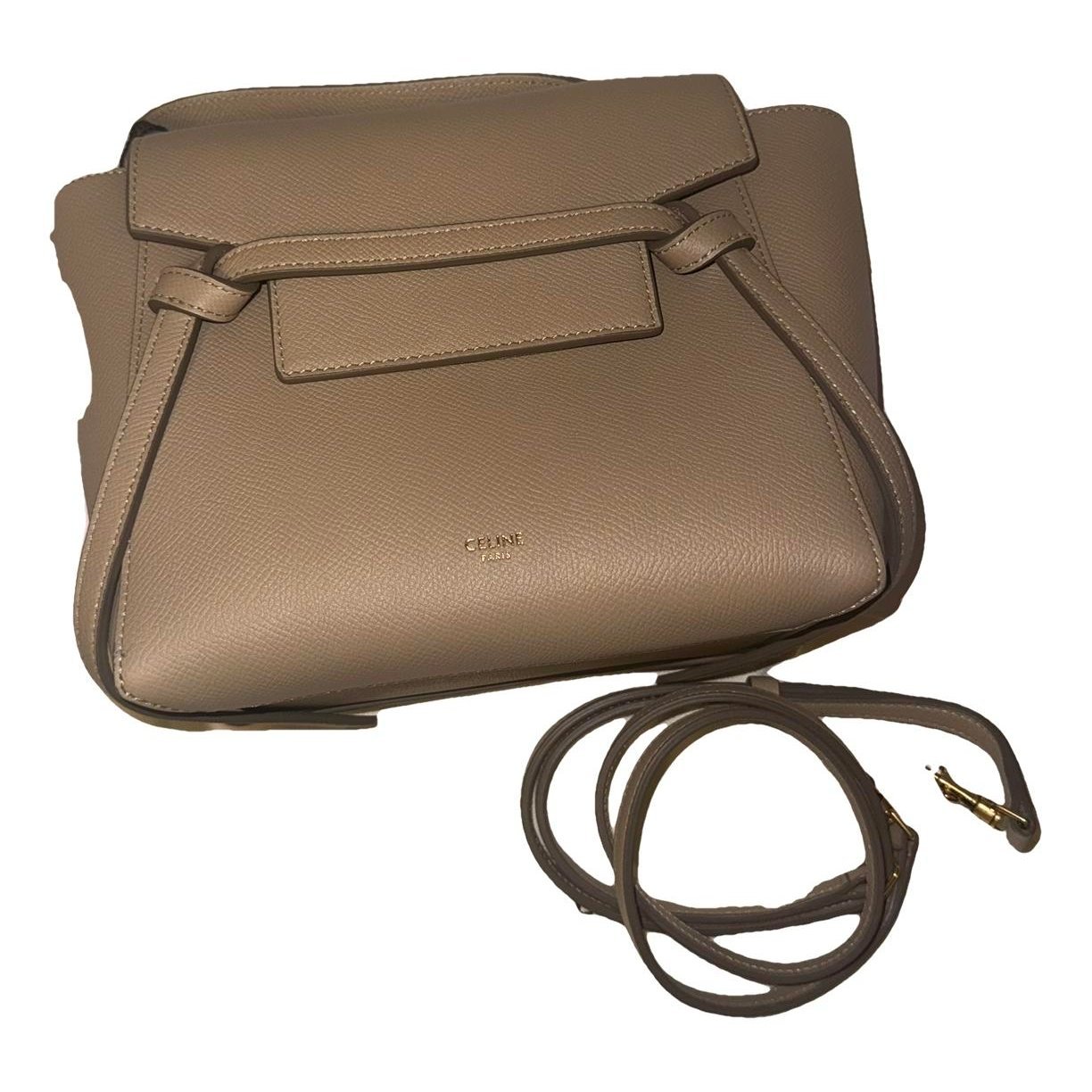 Belt leather handbag