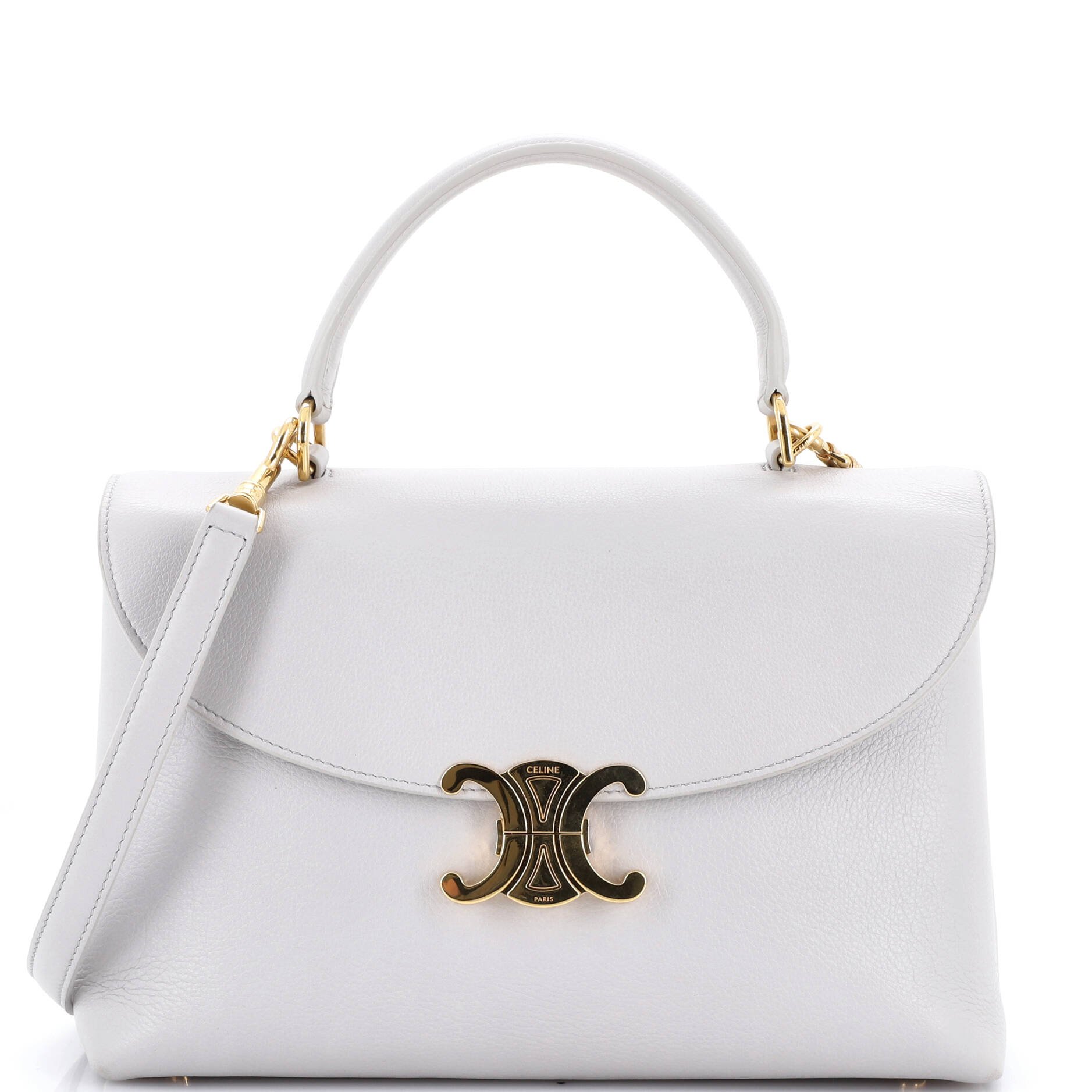 Nino Top Handle Bag Leather Medium
