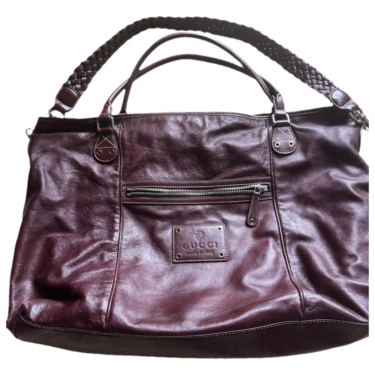 Leather tote