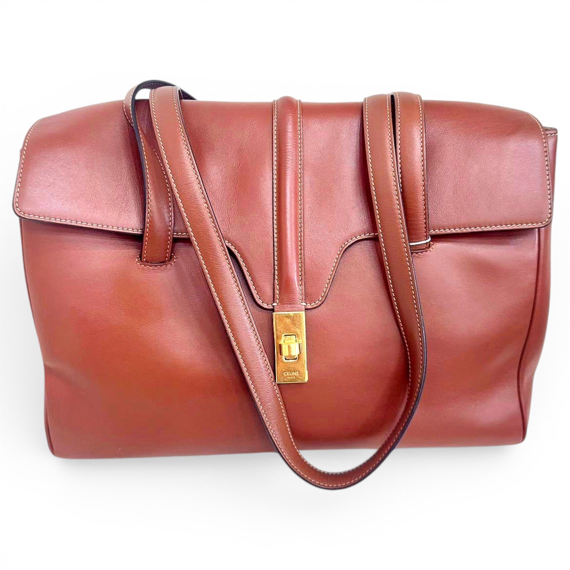 Sac 16 leather crossbody bag