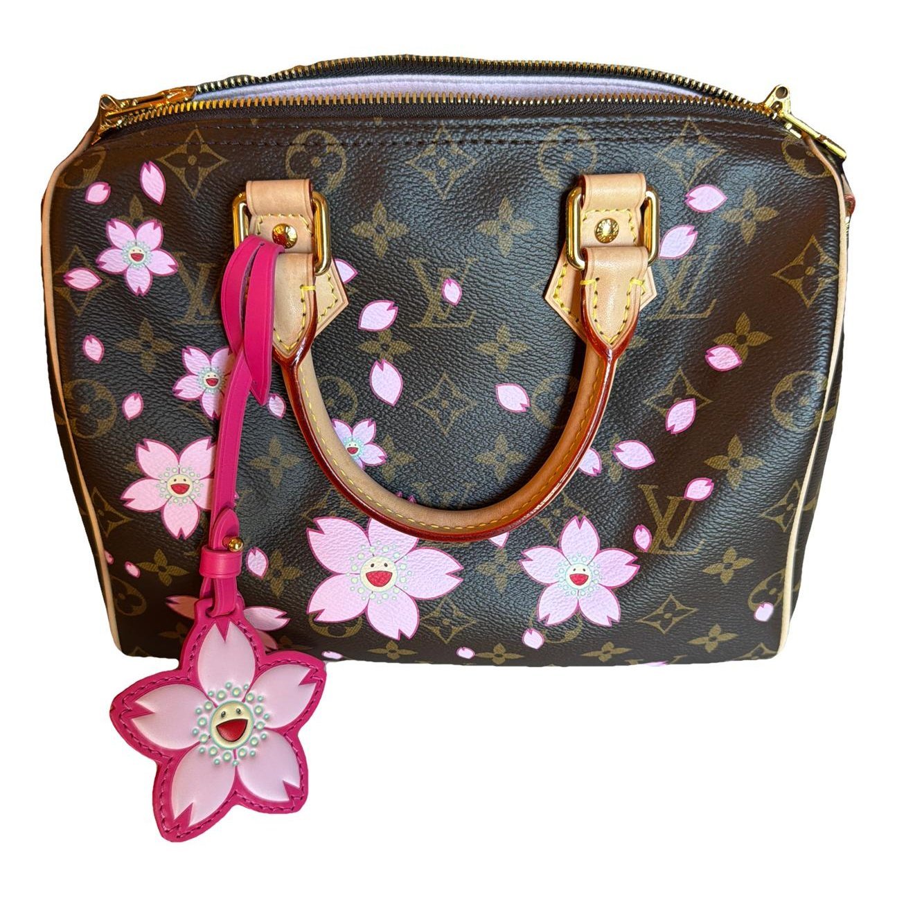 Speedy leather handbag